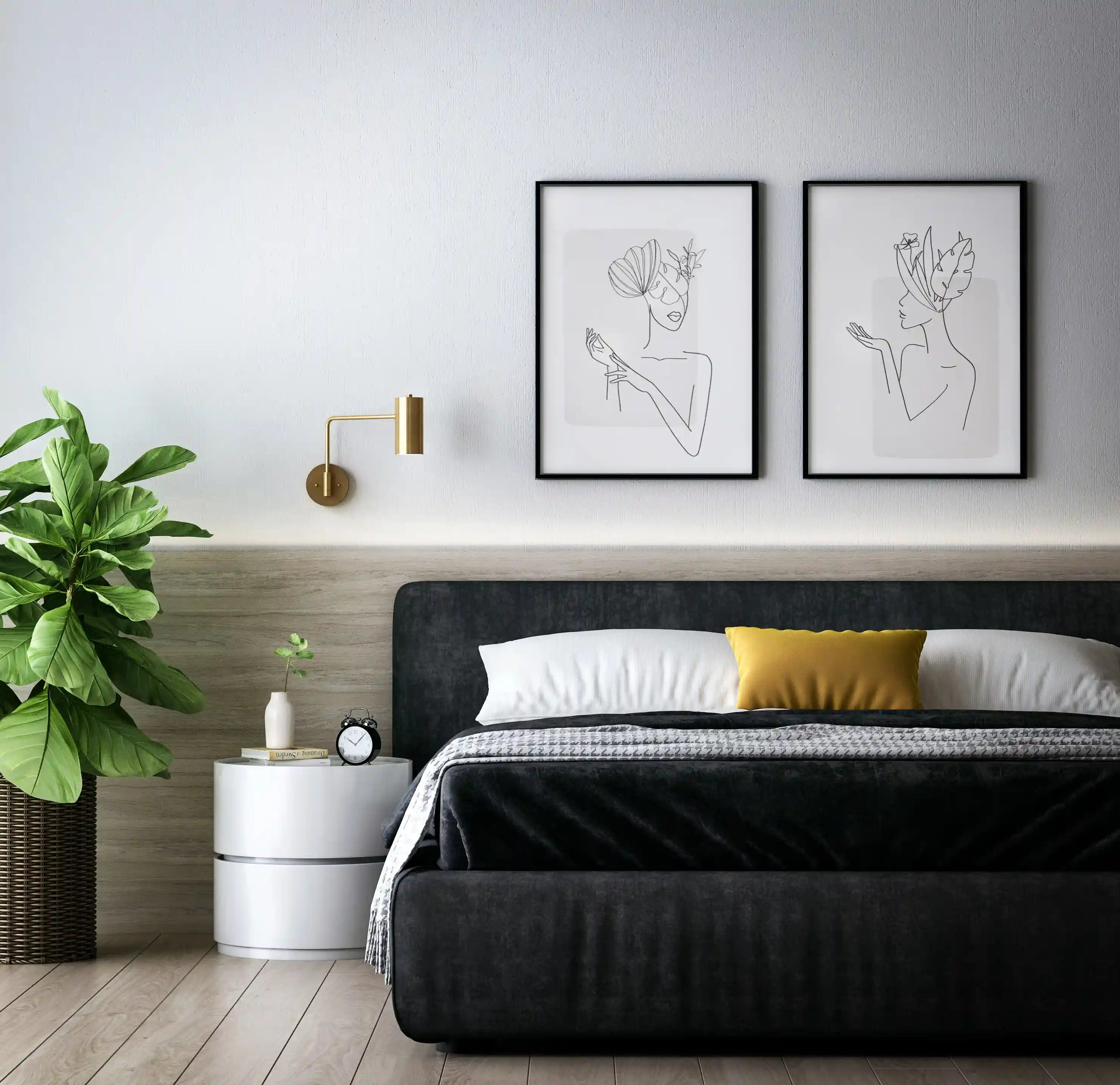 Wall lights for above bed deals