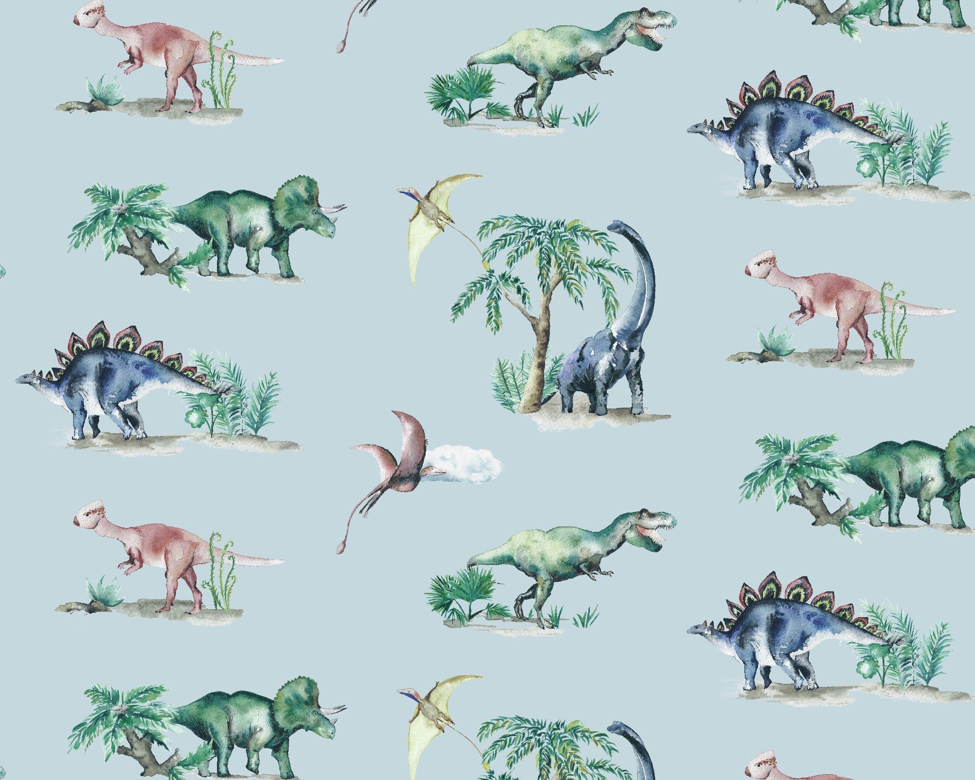 Dinosaurs Children's Wallpaper