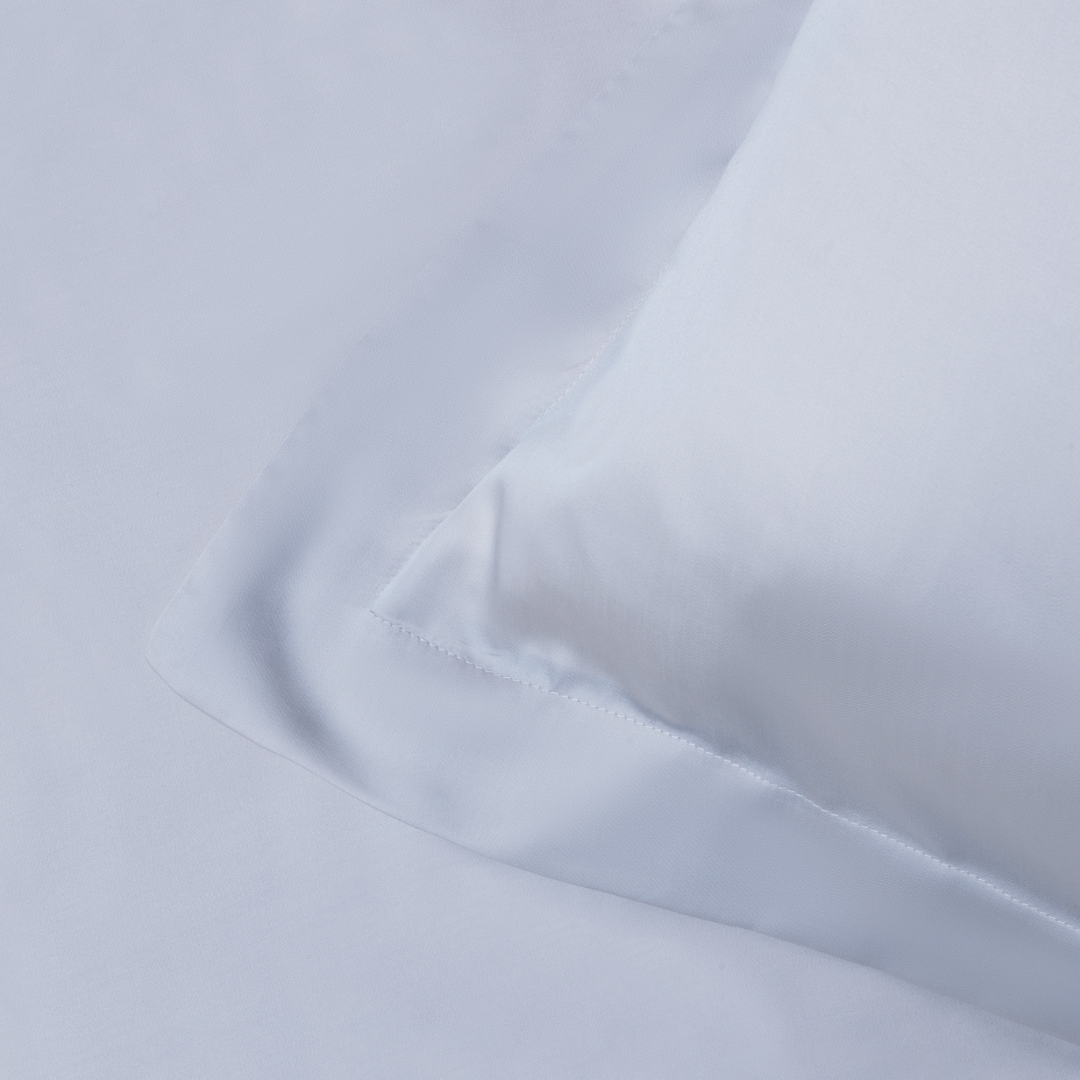 Eucalyptus Silk Pillowcase Pair in Sky Blue