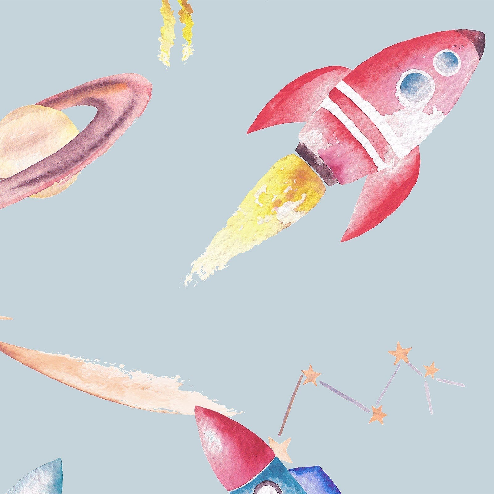 Rockets Children's Wallpaper
