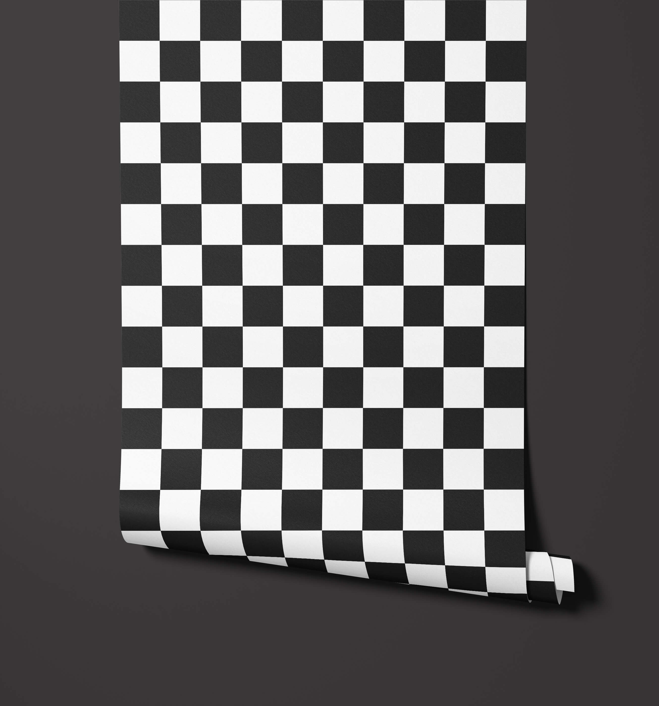 Bakersfield Chequerboard Pattern Wallpaper