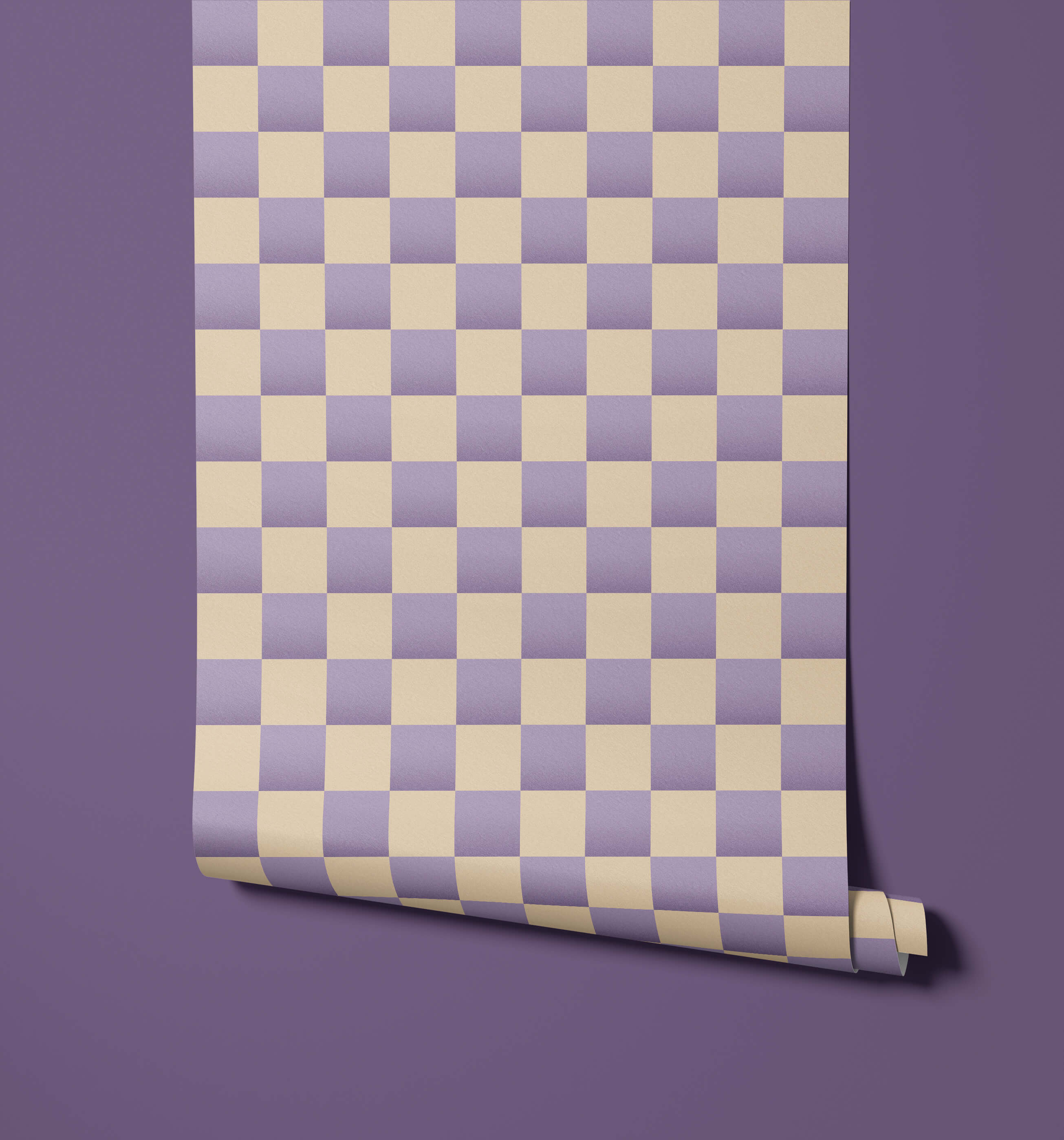 Bakersfield Chequerboard Pattern Wallpaper