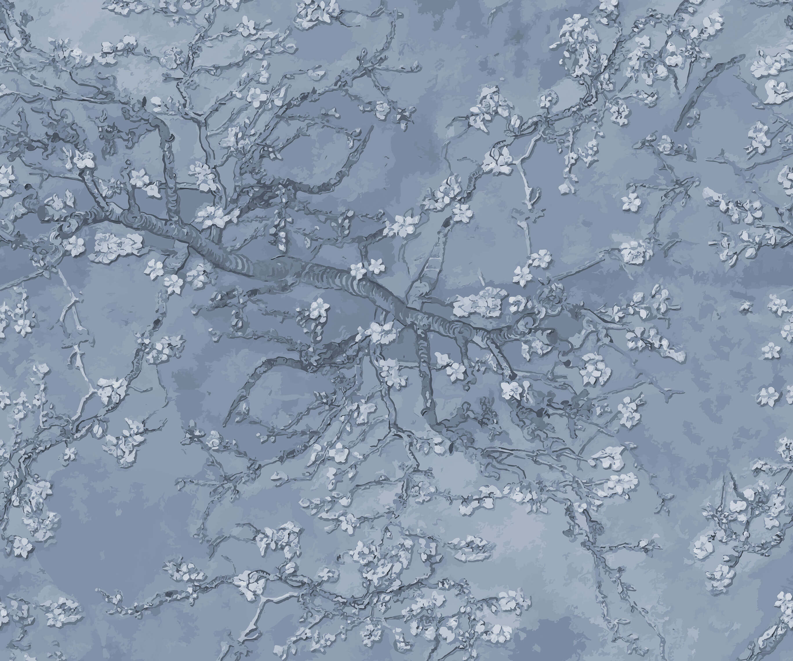 Branch Van Gogh Almond Blossom Wallpaper