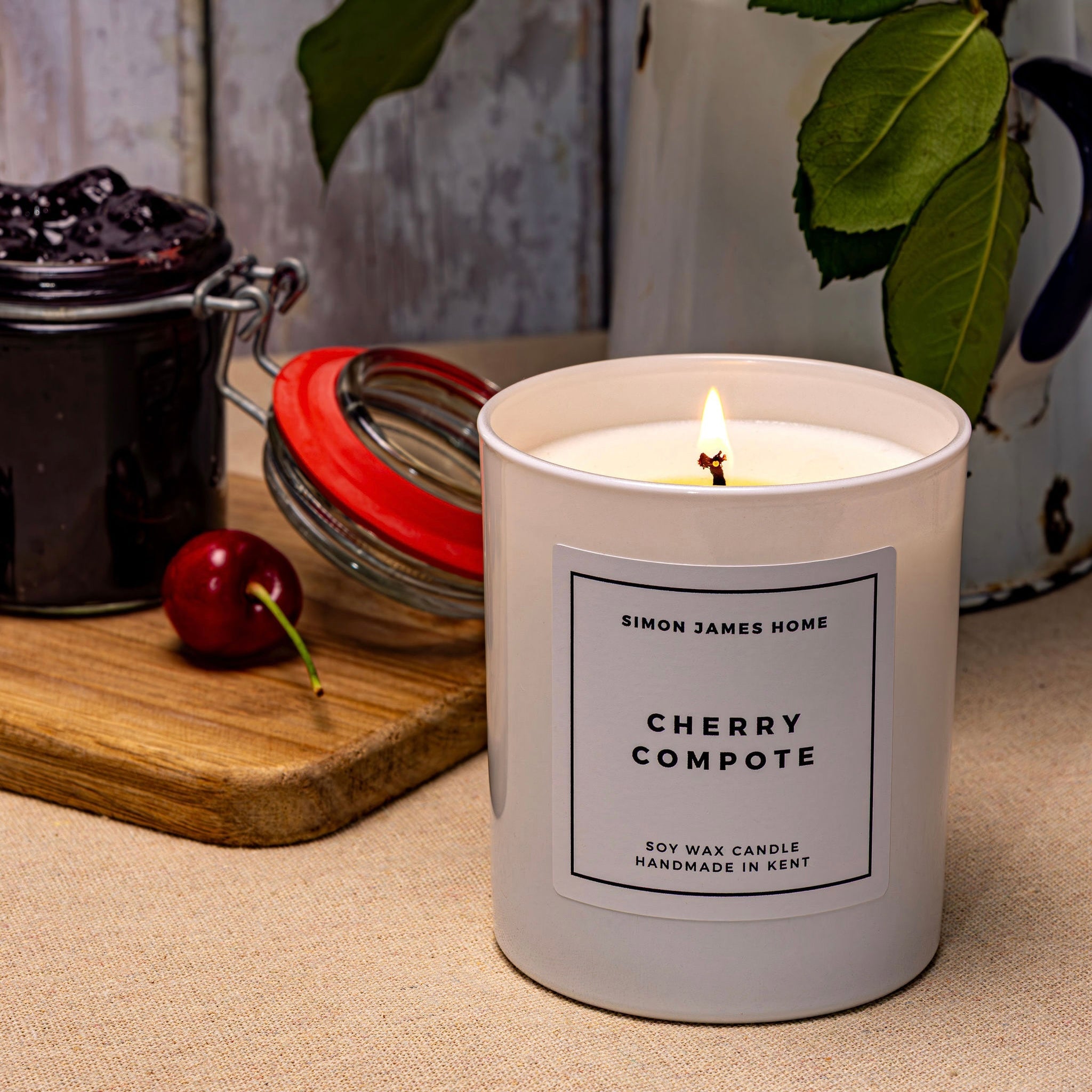 Cherry Compote Handmade Soy Wax Candle