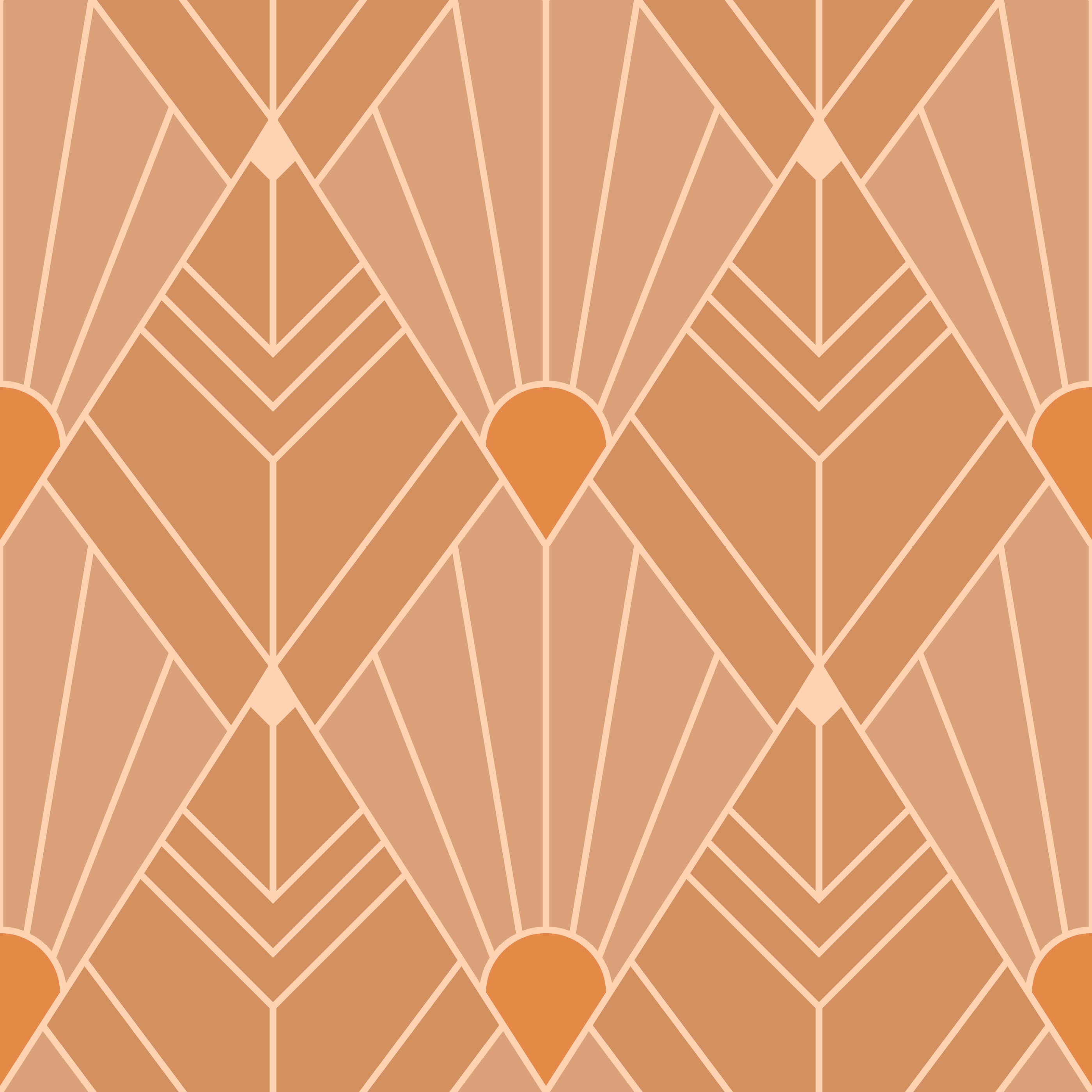 Cameron Art Deco Diamond Pattern Wallpaper