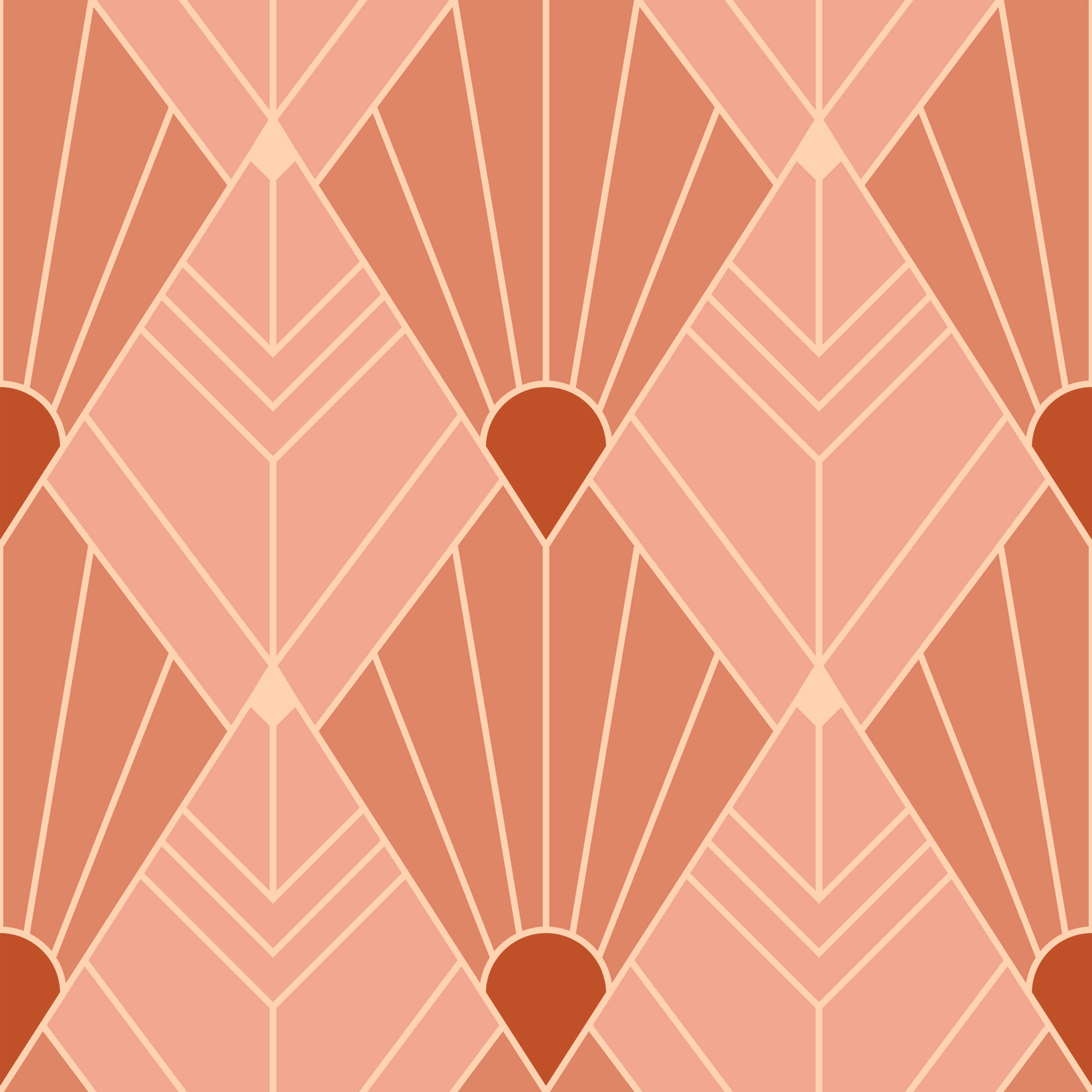 Cameron Art Deco Diamond Pattern Wallpaper