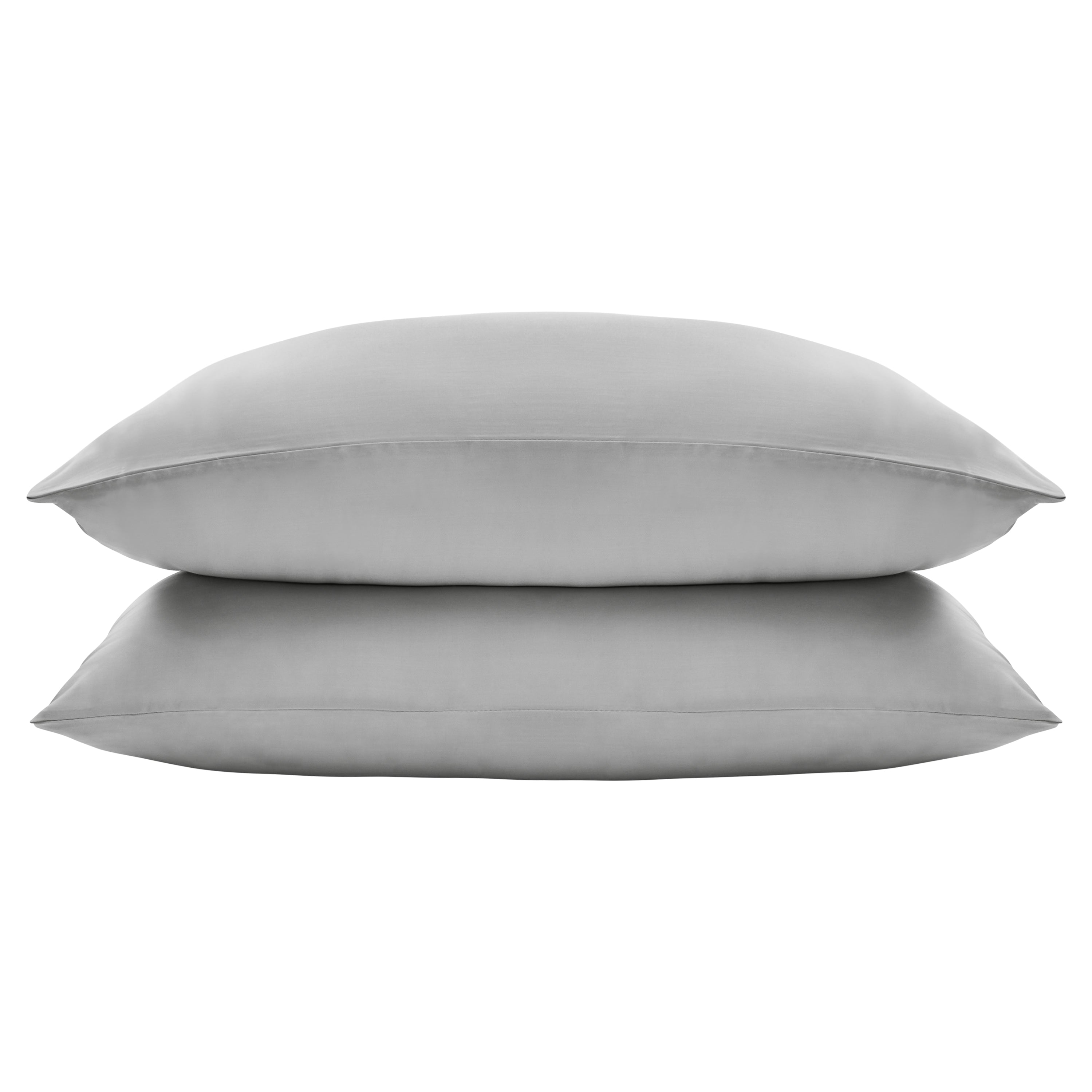 Eucalyptus Silk Pillowcase Pair in Grey