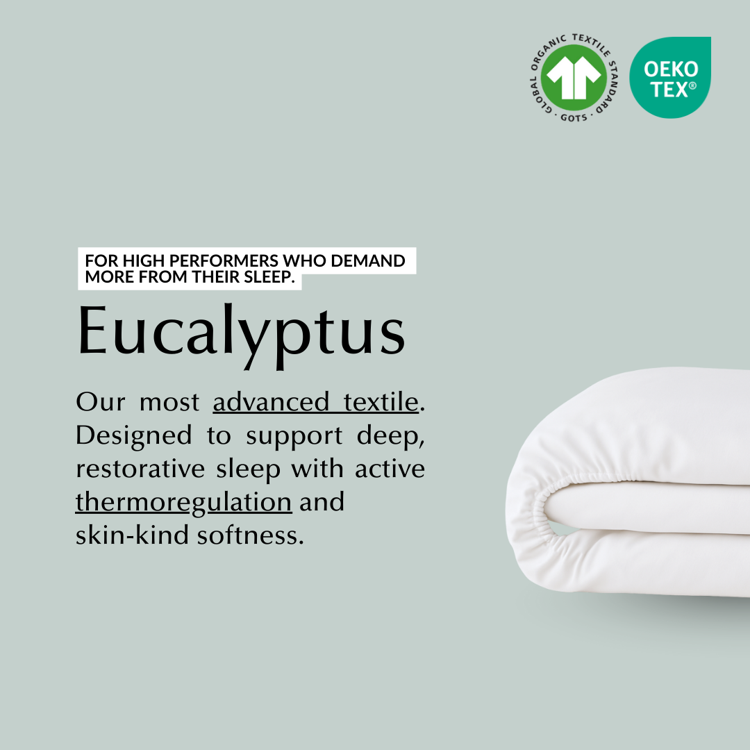 Cool and Comfy Eucalyptus Silk Fitted Sheet in White