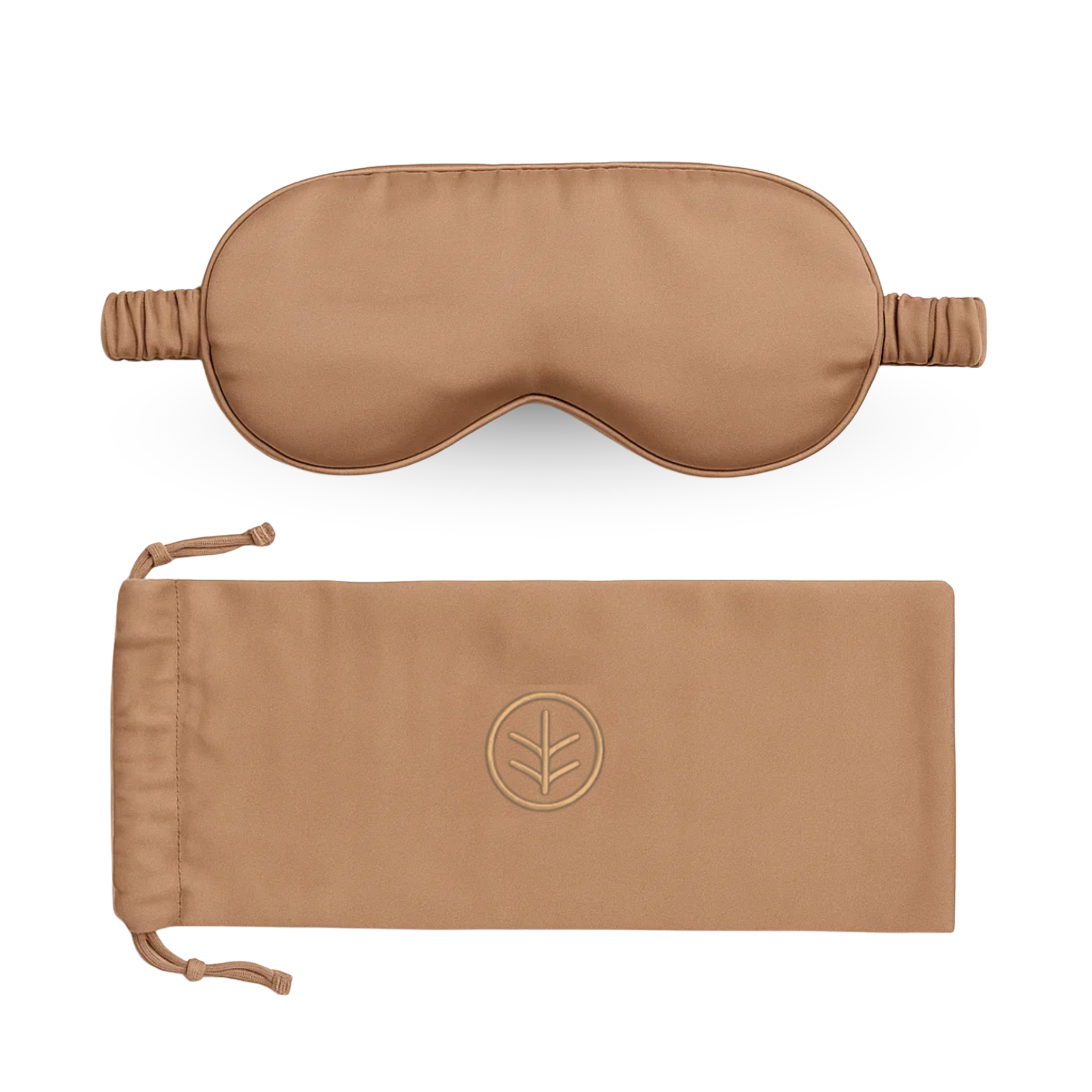 Essential Silk Sleep Eye Mask in Peach