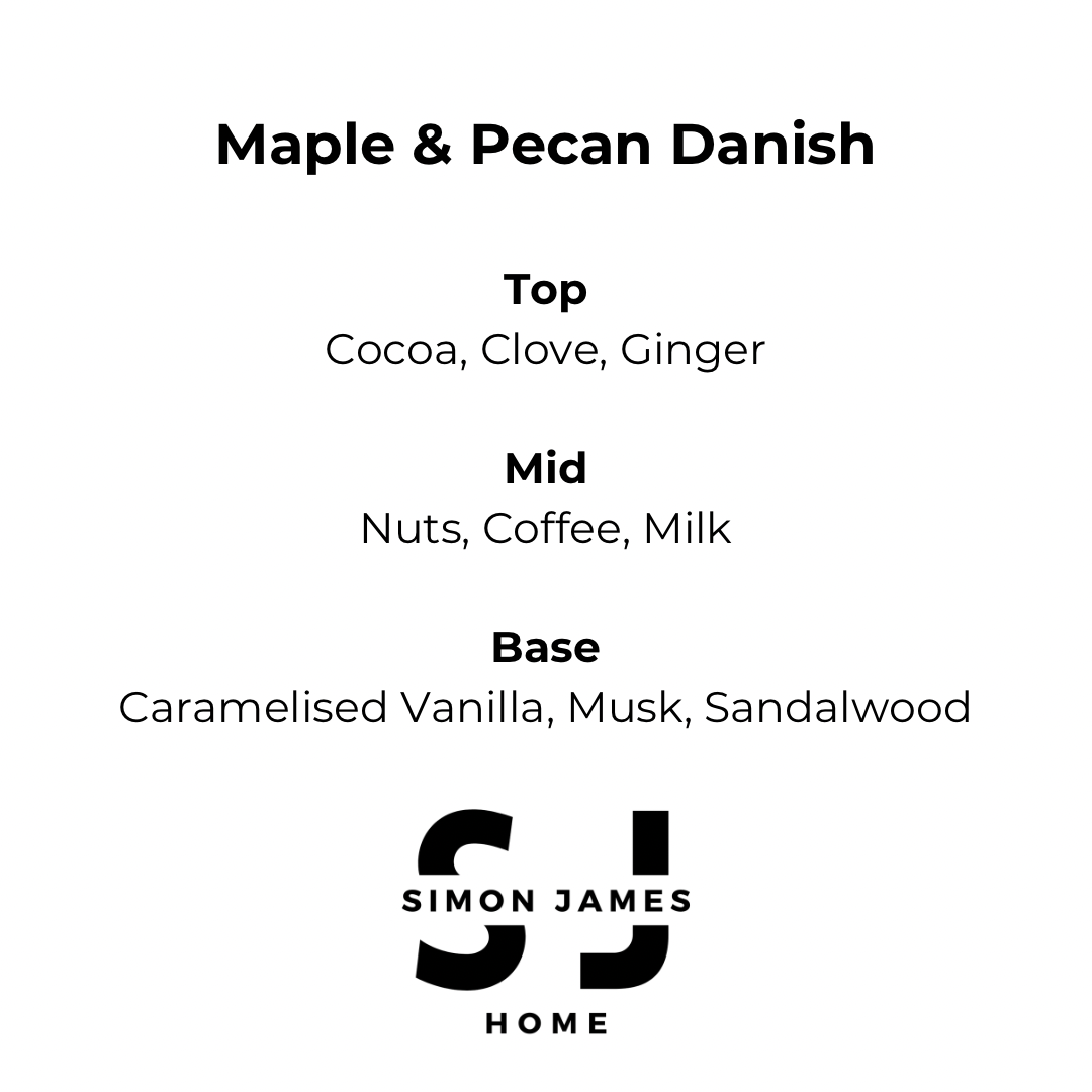 Maple and Pecan Danish Handmade Soy Wax Candle