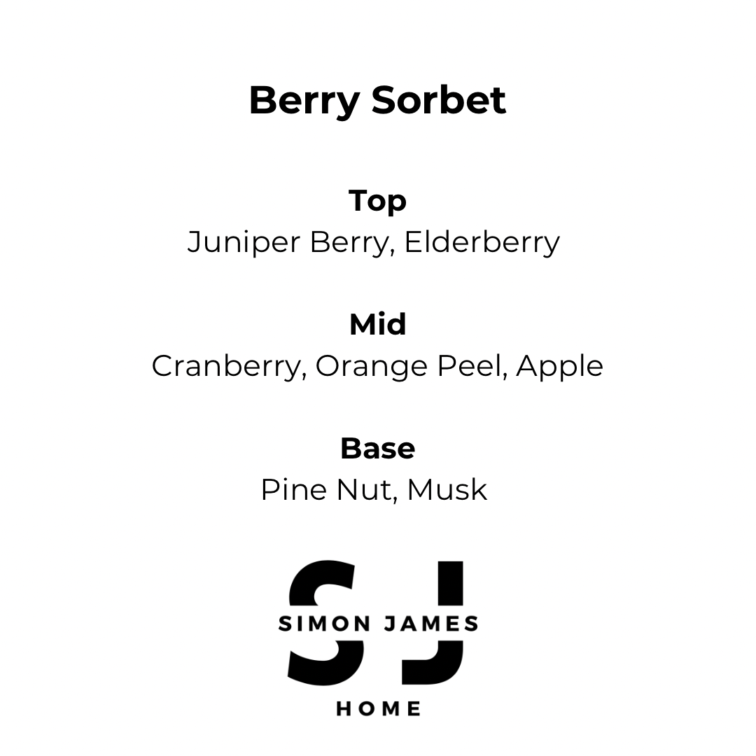 Berry Sorbet Handmade Soy Wax Candle