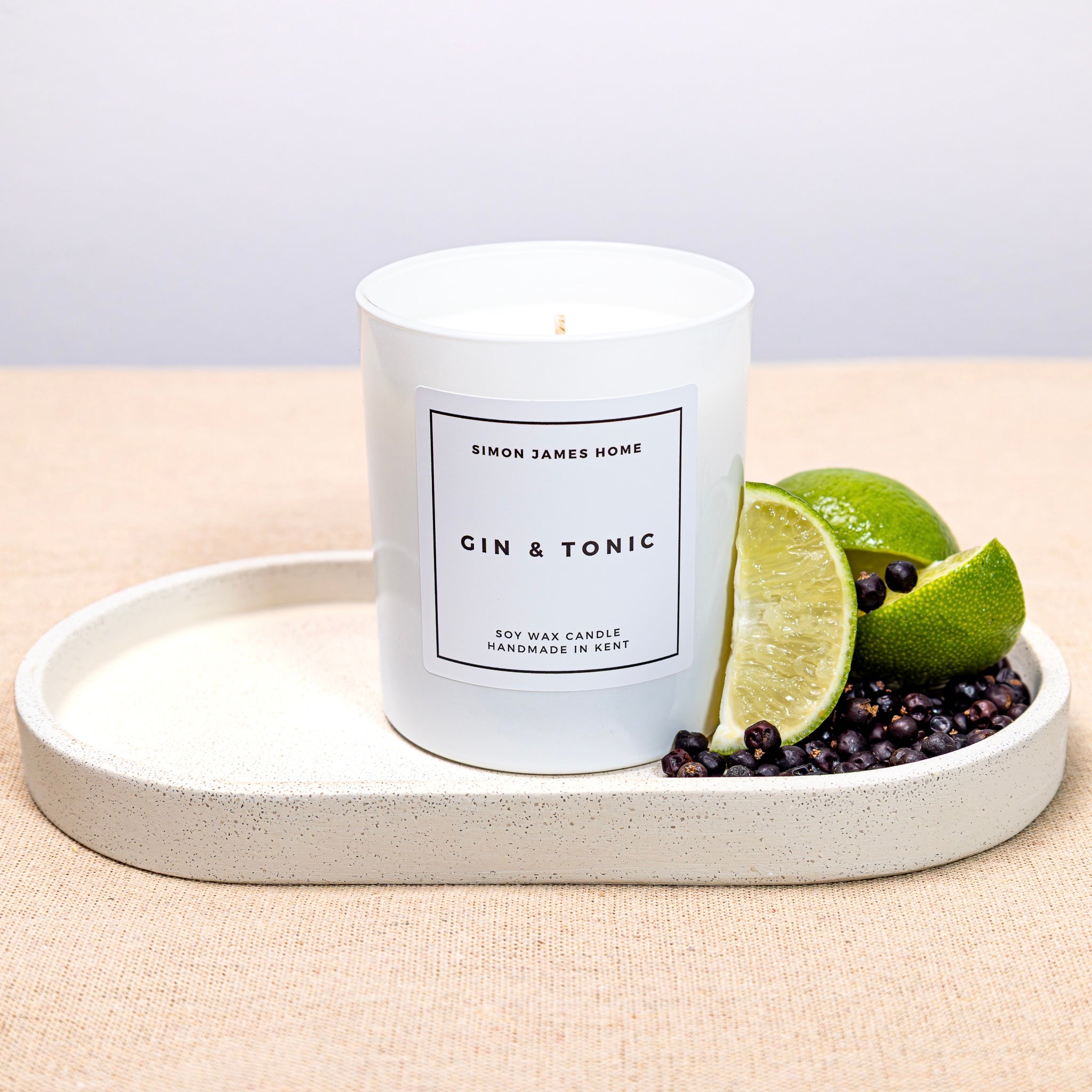 Gin and Tonic Handmade Soy Wax Candle