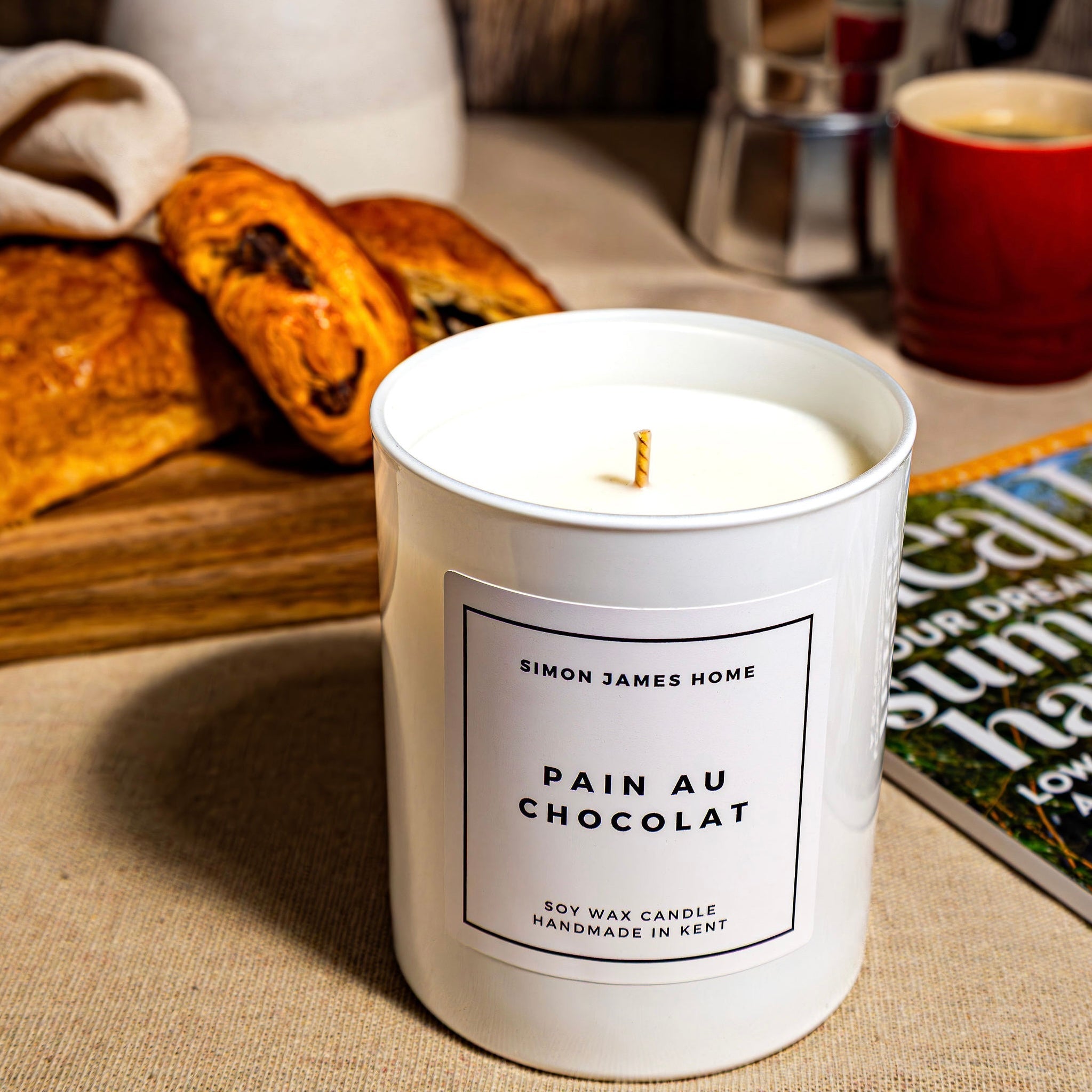 Pain au Chocolat Handmade Soy Wax Candle