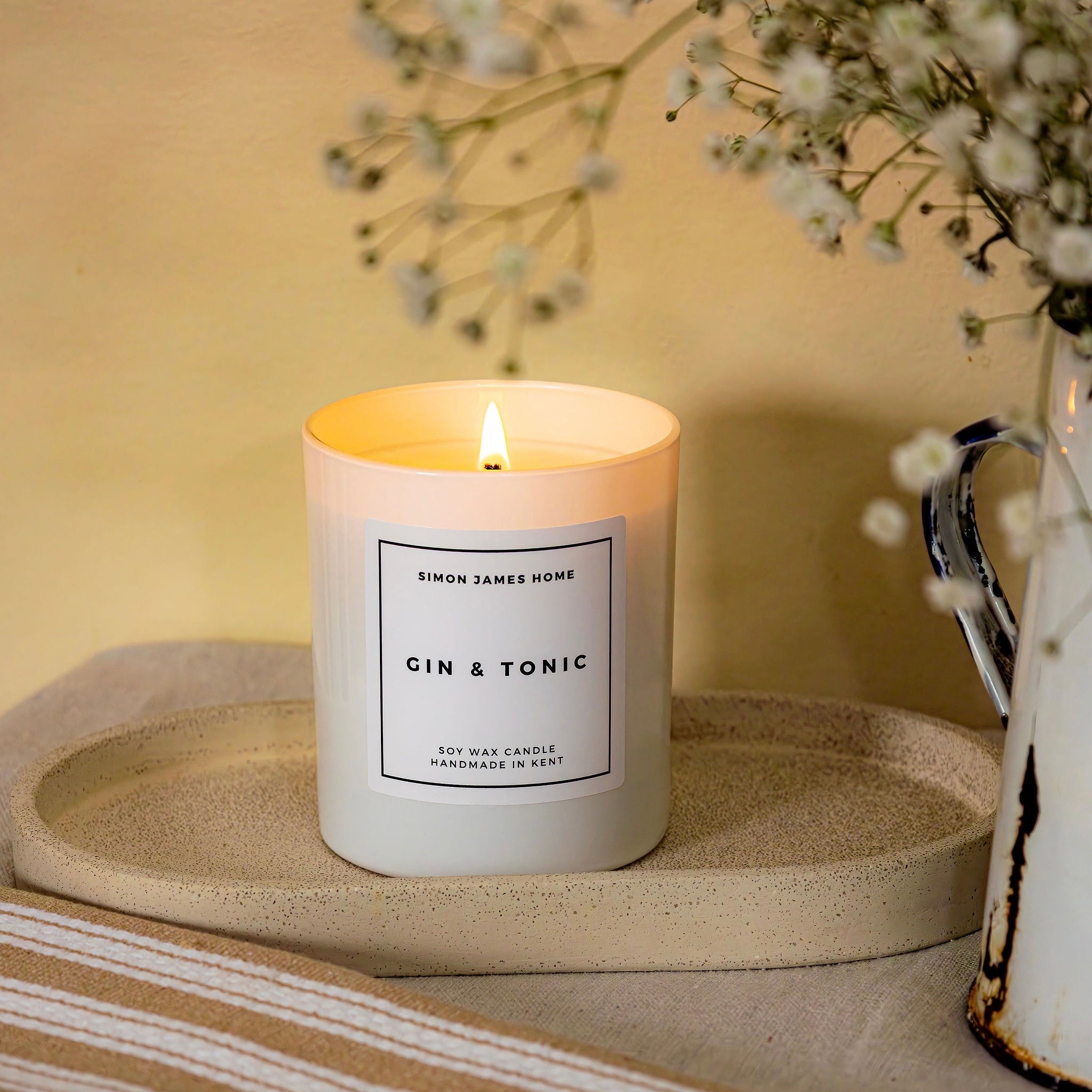 Gin and Tonic Handmade Soy Wax Candle