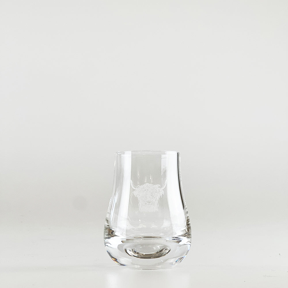 Highland Cow Perfect Measure Tasting Glass