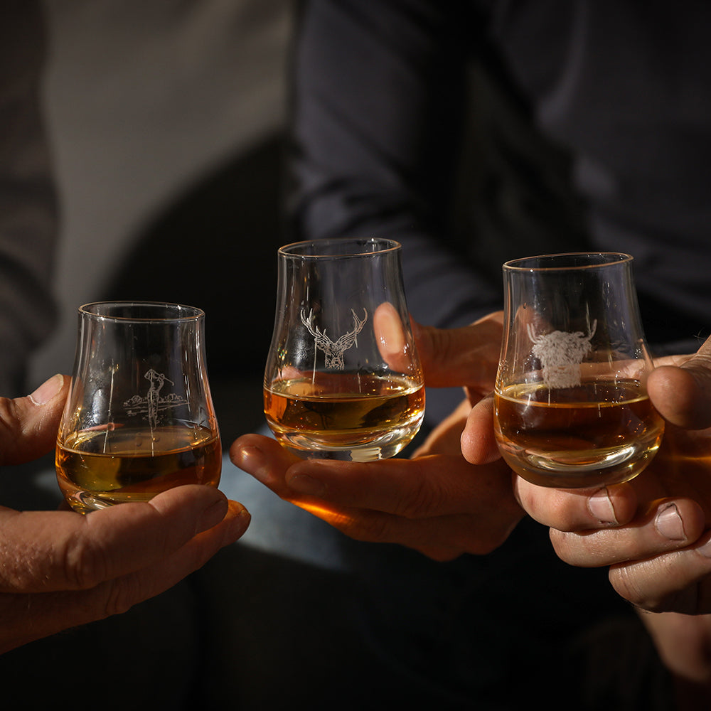 Highland Cow Perfect Measure Tasting Glass