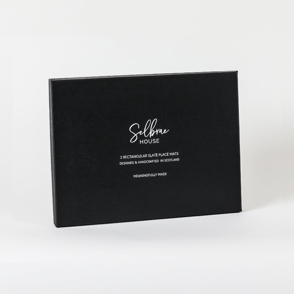 Rectangular Slate Place Mats - Set of 2