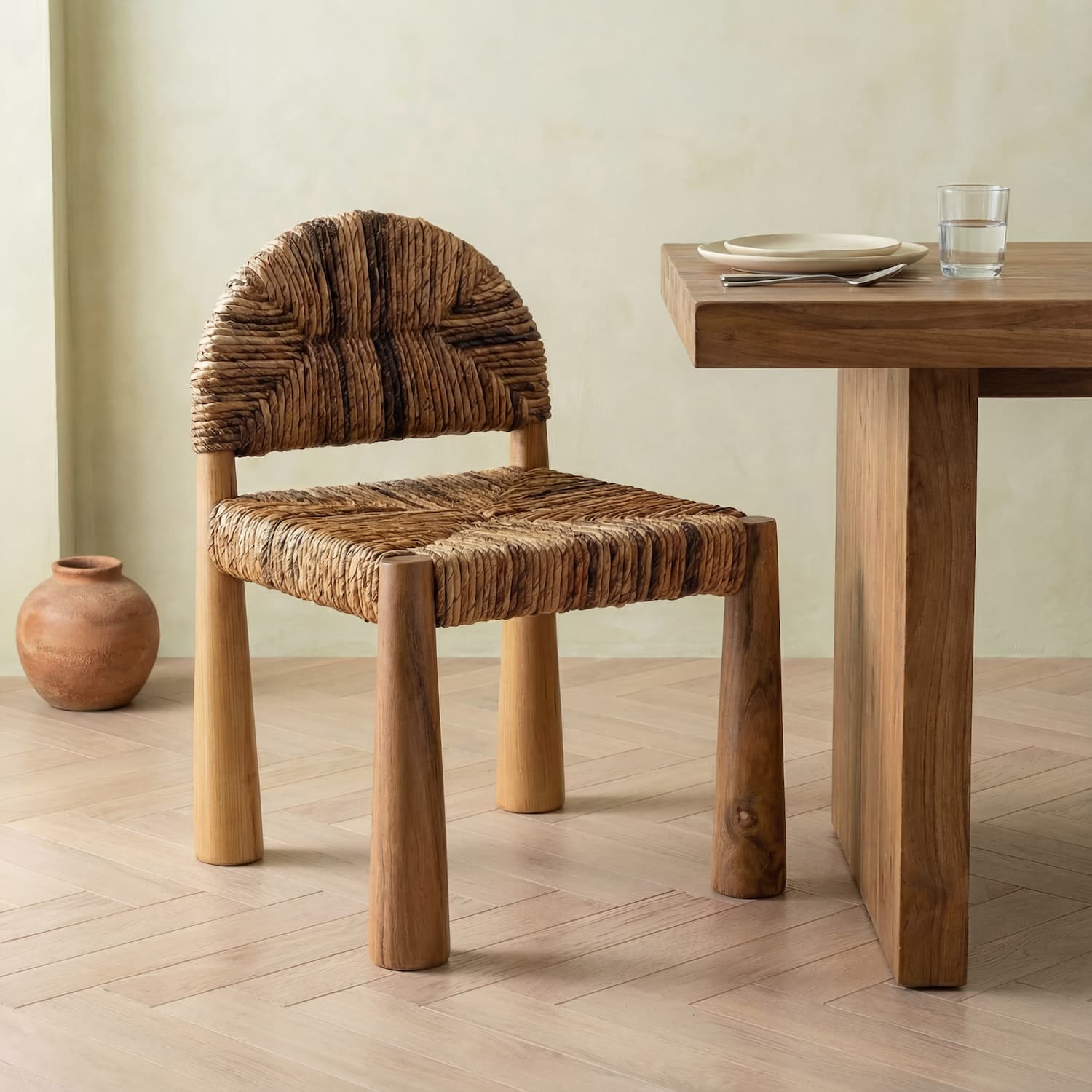 Loka Banana Leaf Dining Chair