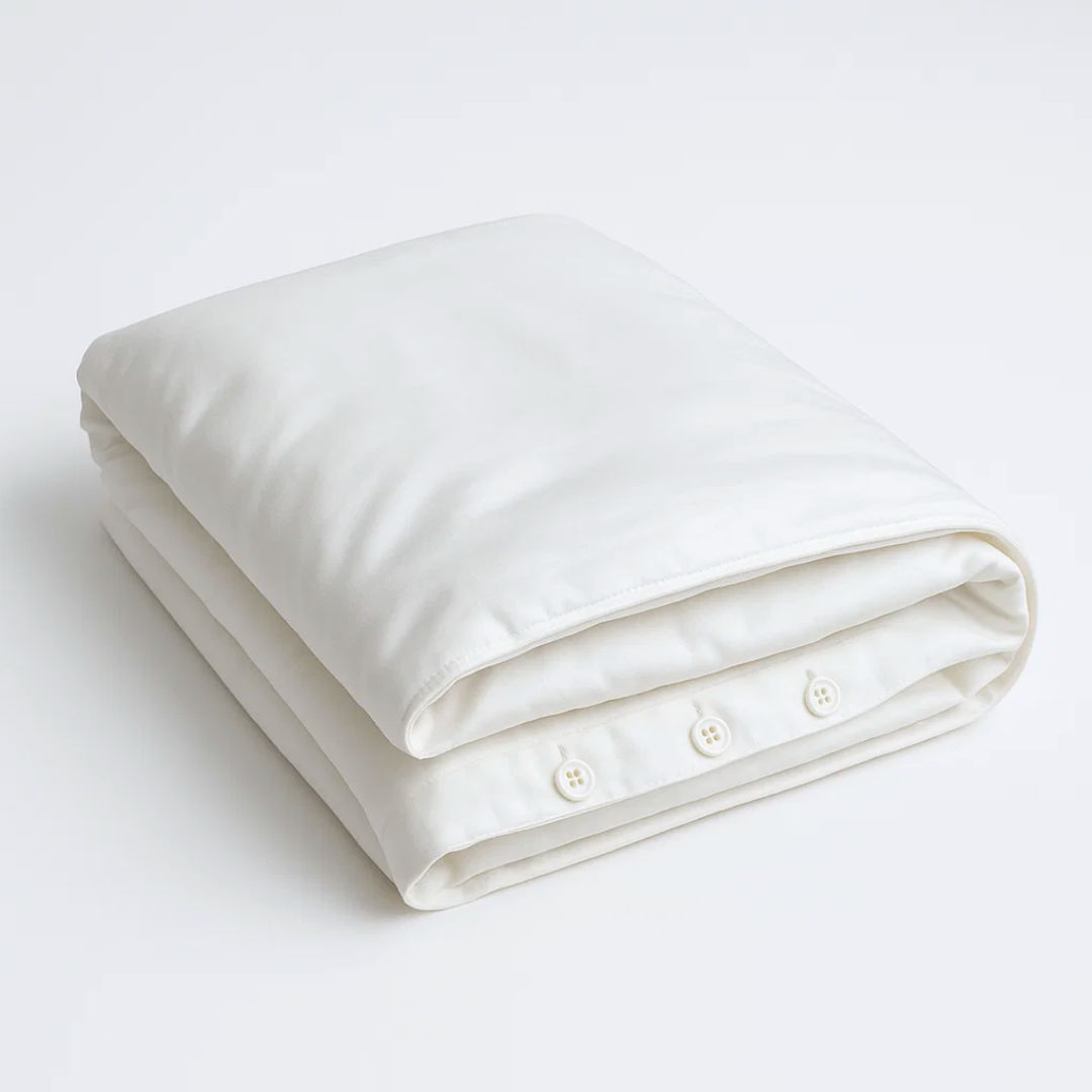 Organic Cotton Satin Bed Sheet Set