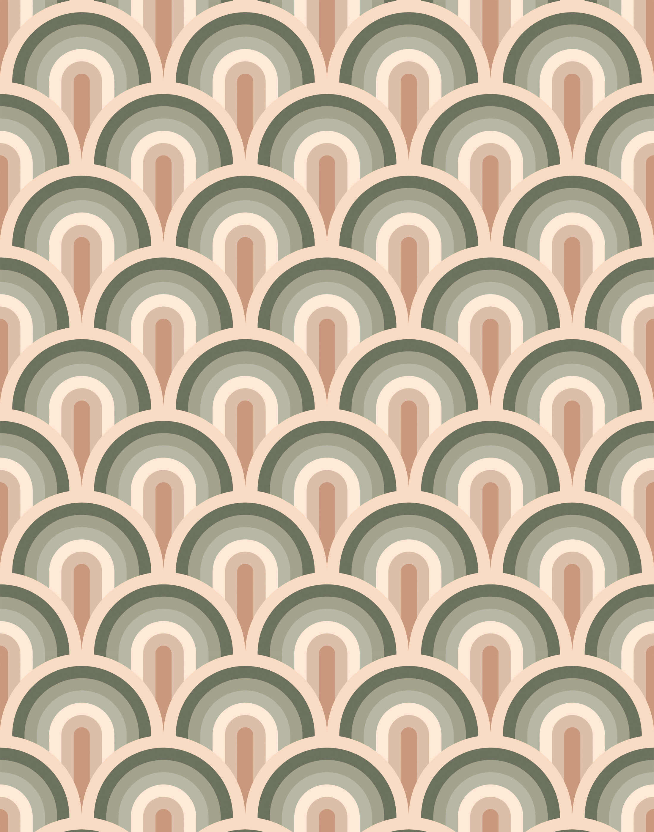 Reynold Retro Rainbow Wallpaper