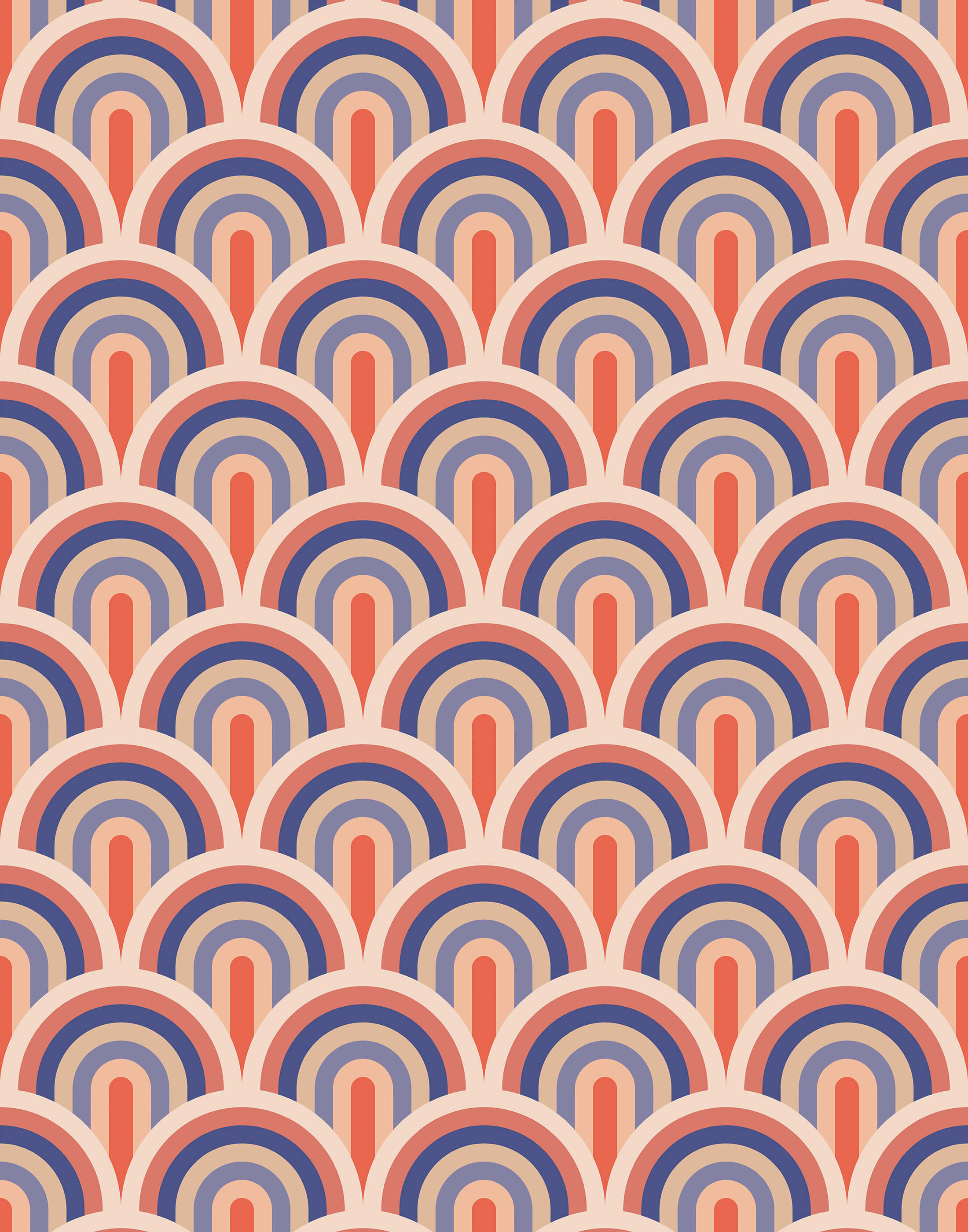 Reynold Retro Rainbow Wallpaper