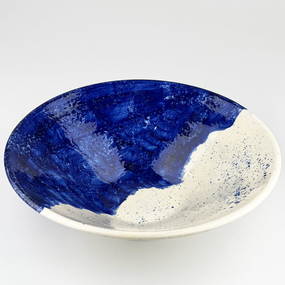 Wave Large Ceramic Serving Bowl