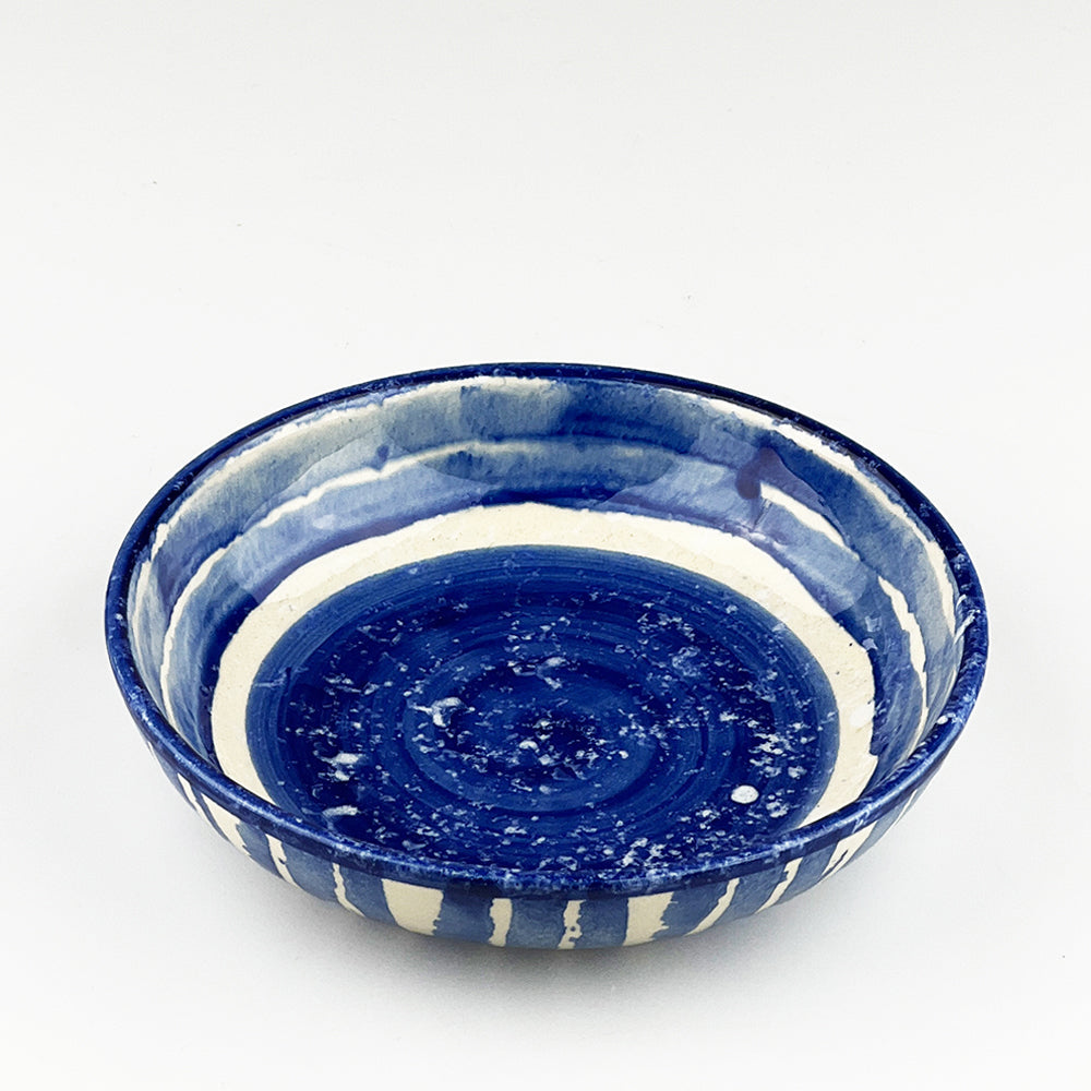 Stripe Medium Ceramic Serving Bowl
