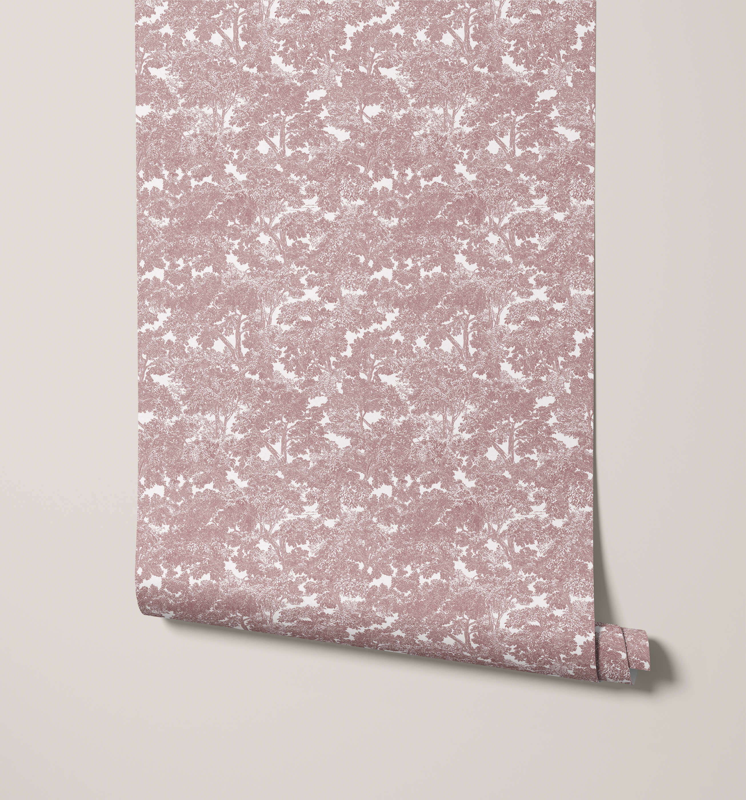 Sherwood Tree Pattern Wallpaper