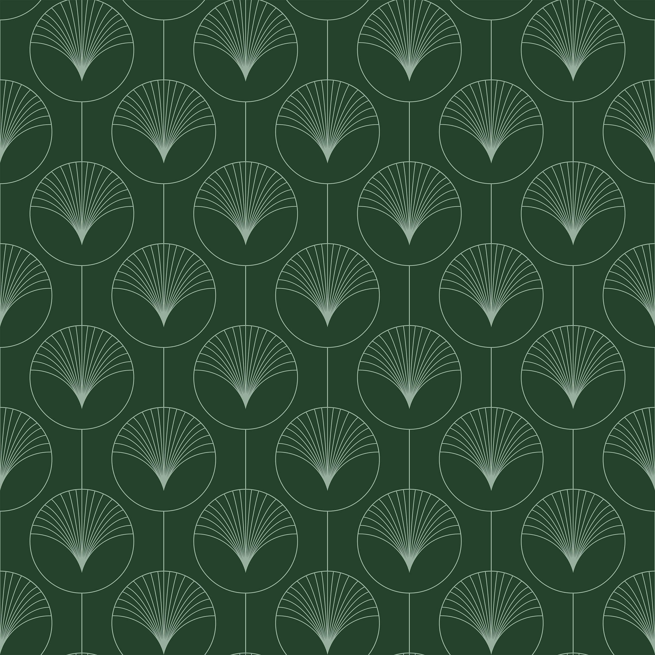 Sorkin Art Deco Circle Wallpaper
