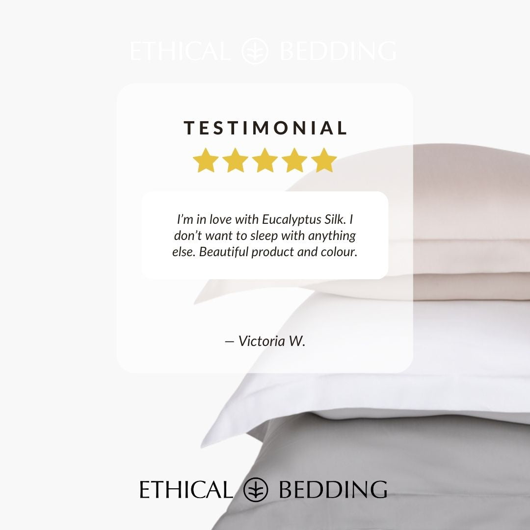 Eucalyptus Bed Sheet Set in White