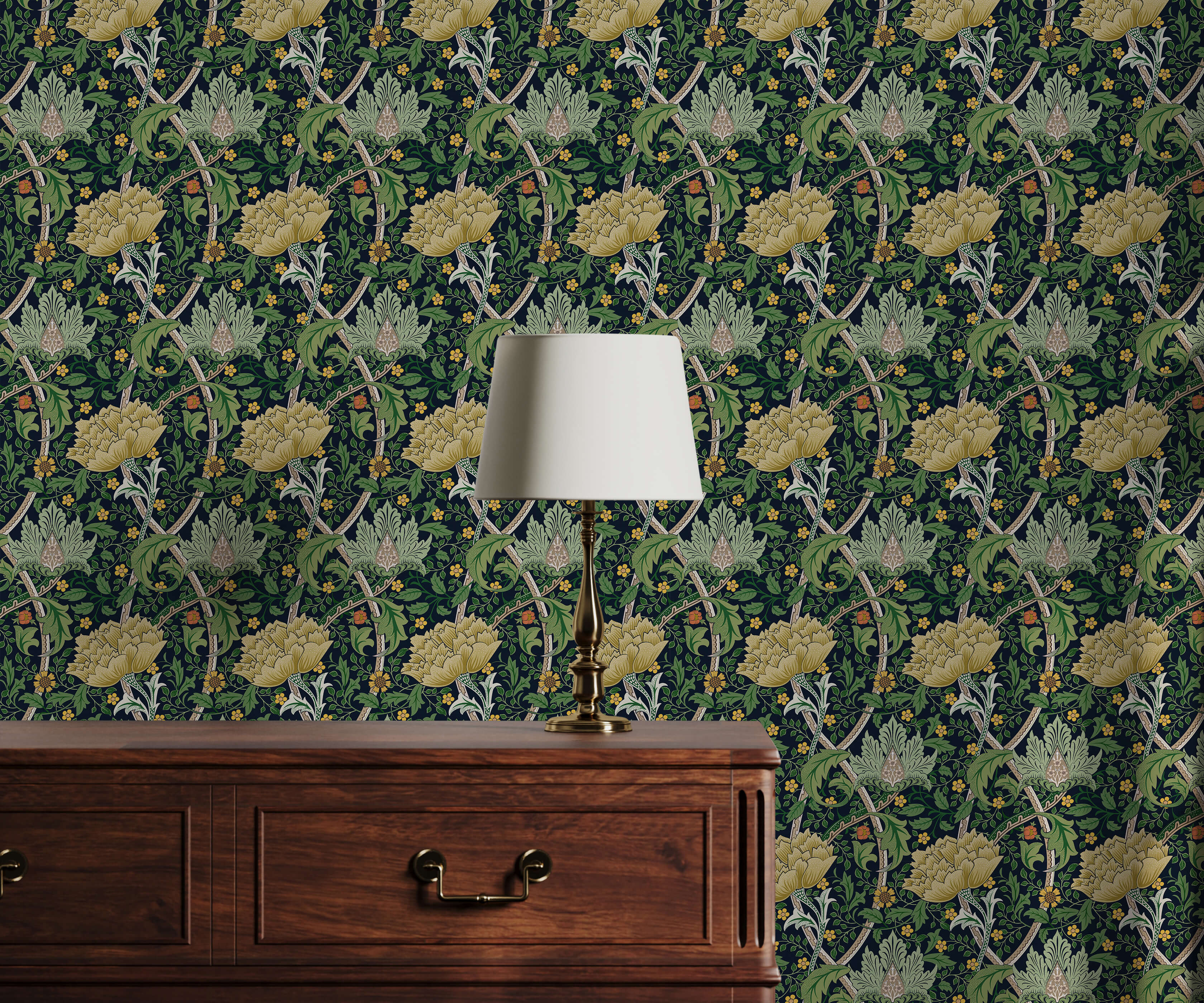 Whinston Floral Vine Wallpaper