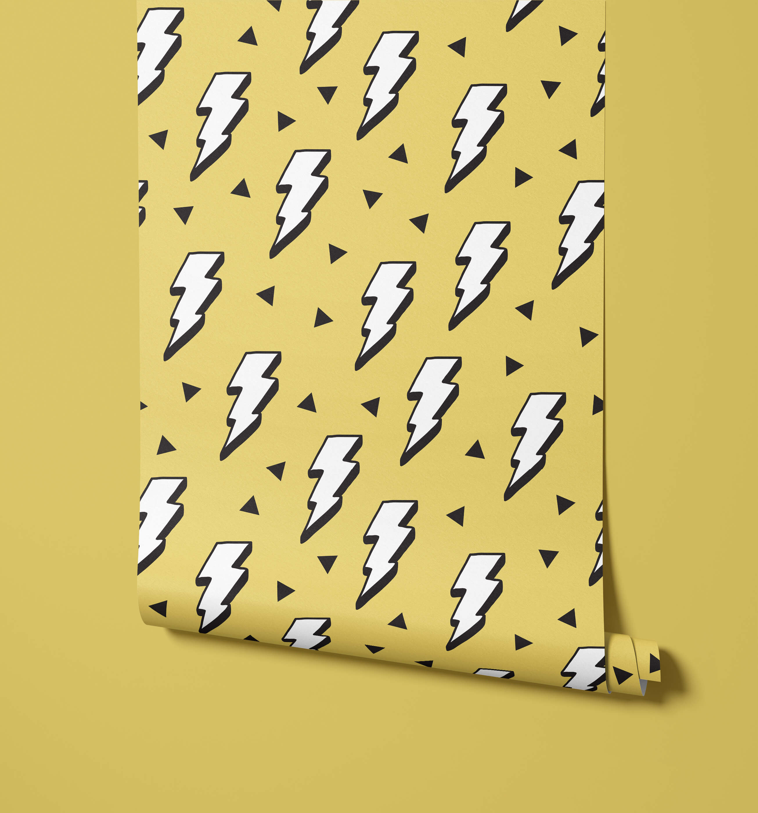 Zap Children's Lightning Bolt Wallpaper