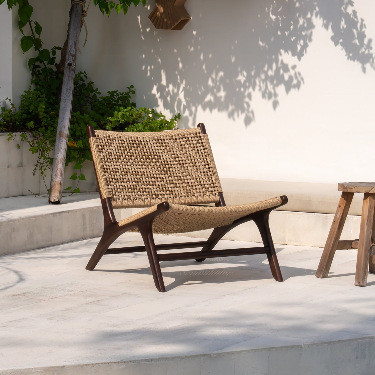 Zara Chocolate Rattan Accent Chair