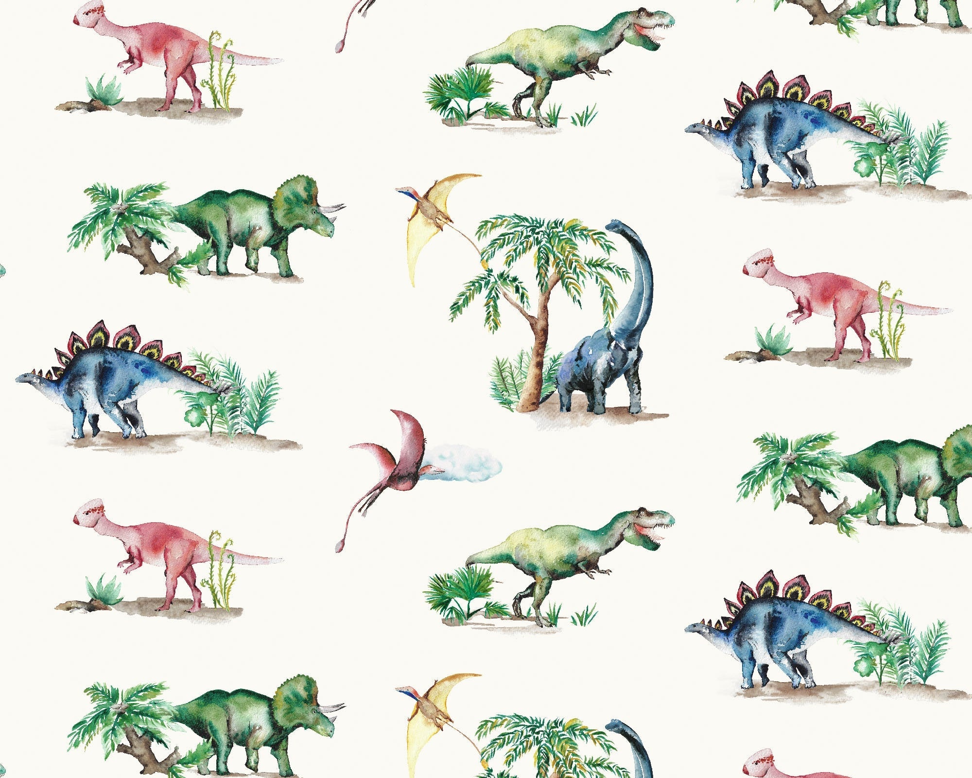 Dinosaurs Children's Wallpaper