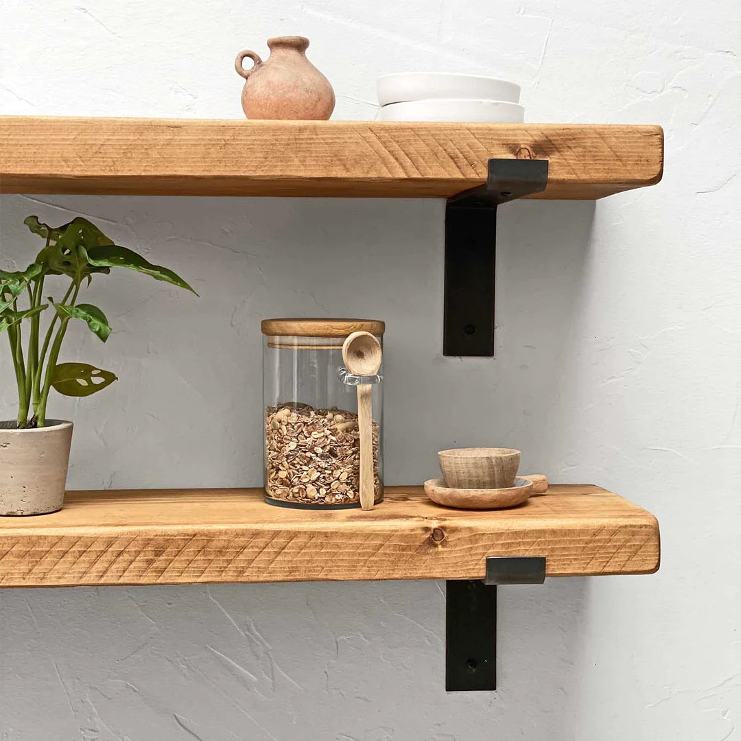 Rustic Wooden Shelves