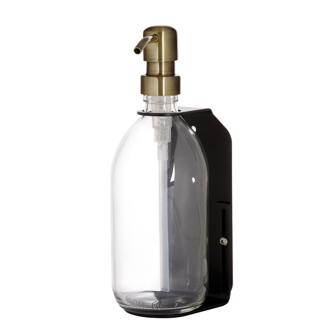 Black Single Wall Mounted Soap Dispenser