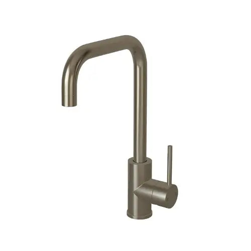 Brushed Steel Iona Side Lever Kitchen Tap