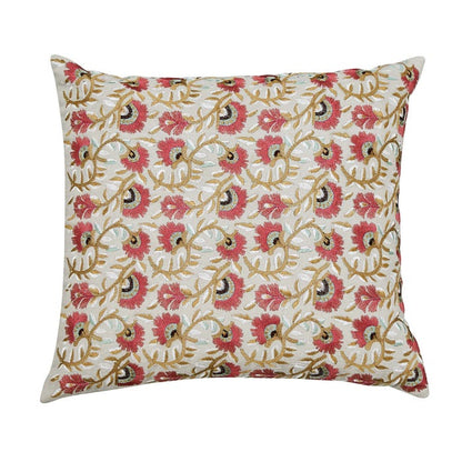 William Morris Seasons By May Cushion Linen on Sofa