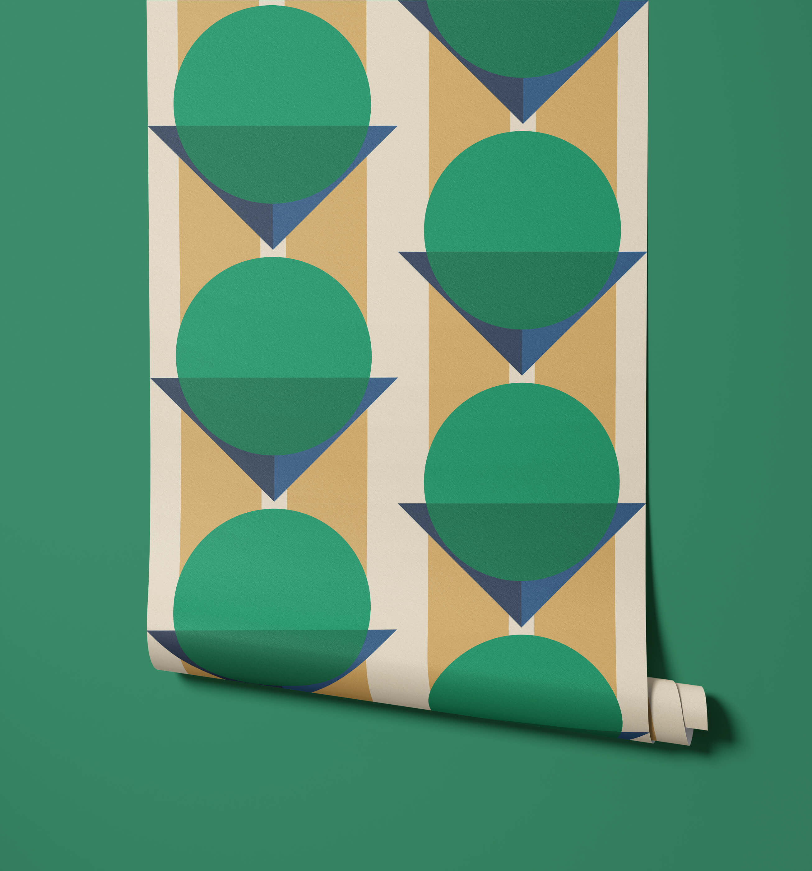 Gelato Bauhaus Geometric Wallpaper
