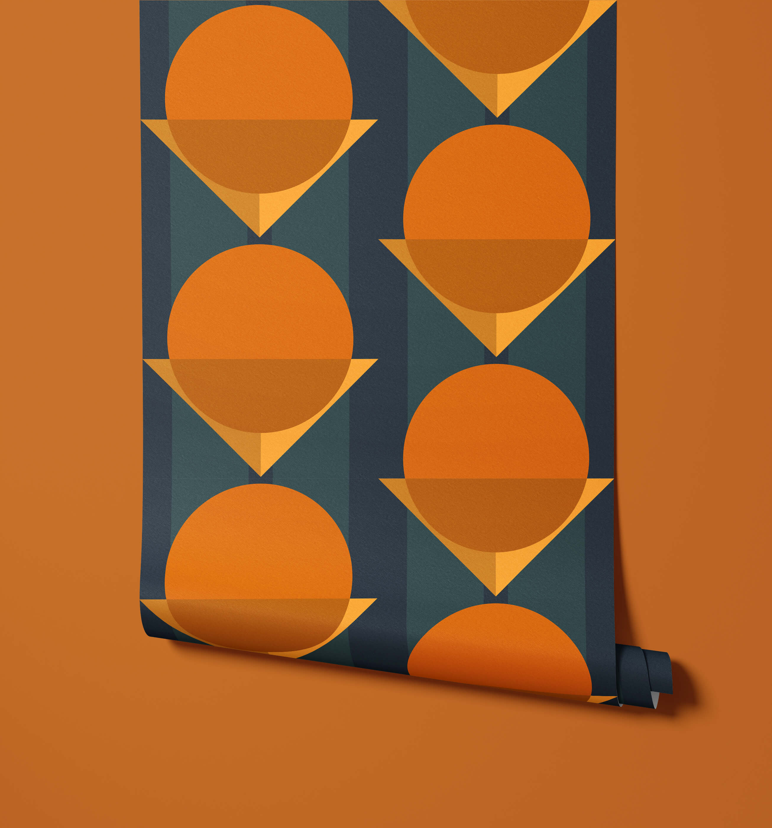 Gelato Bauhaus Geometric Wallpaper