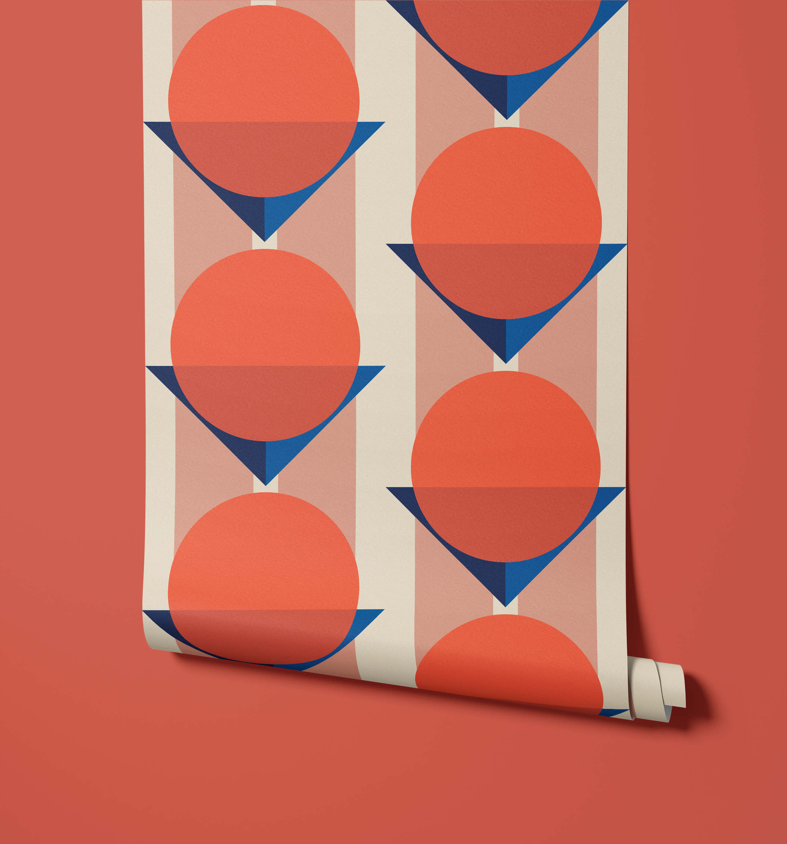 Gelato Bauhaus Geometric Wallpaper