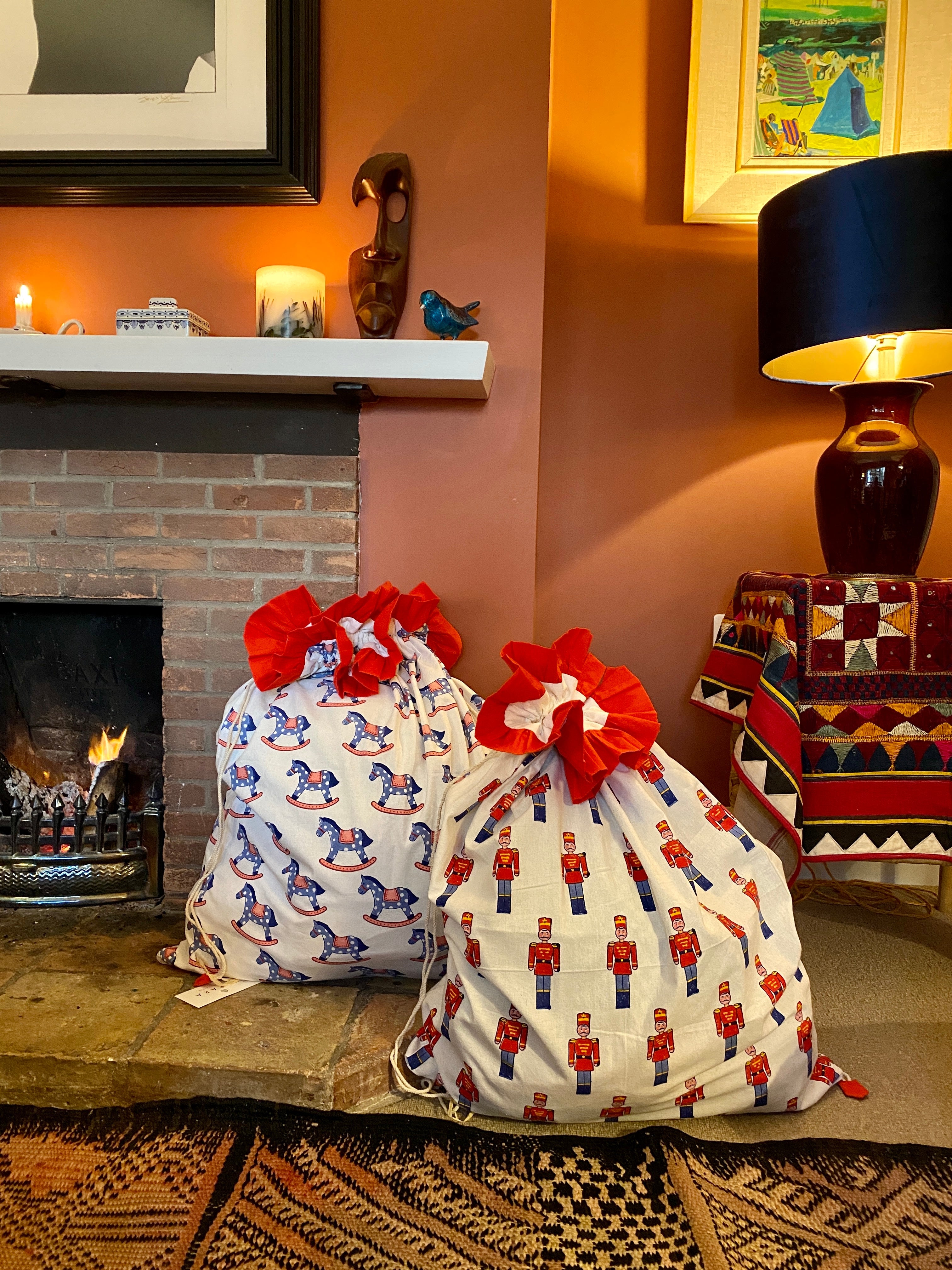 Red Toy Soldier Sack