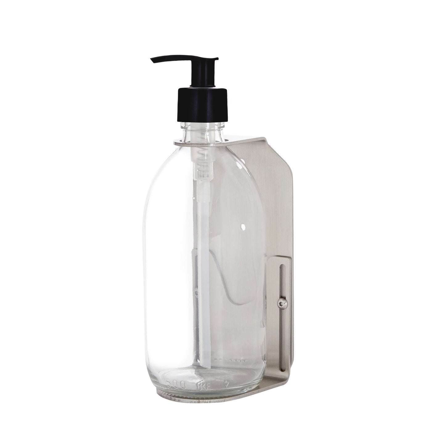 Nickel Single Wall Mounted Soap Dispenser