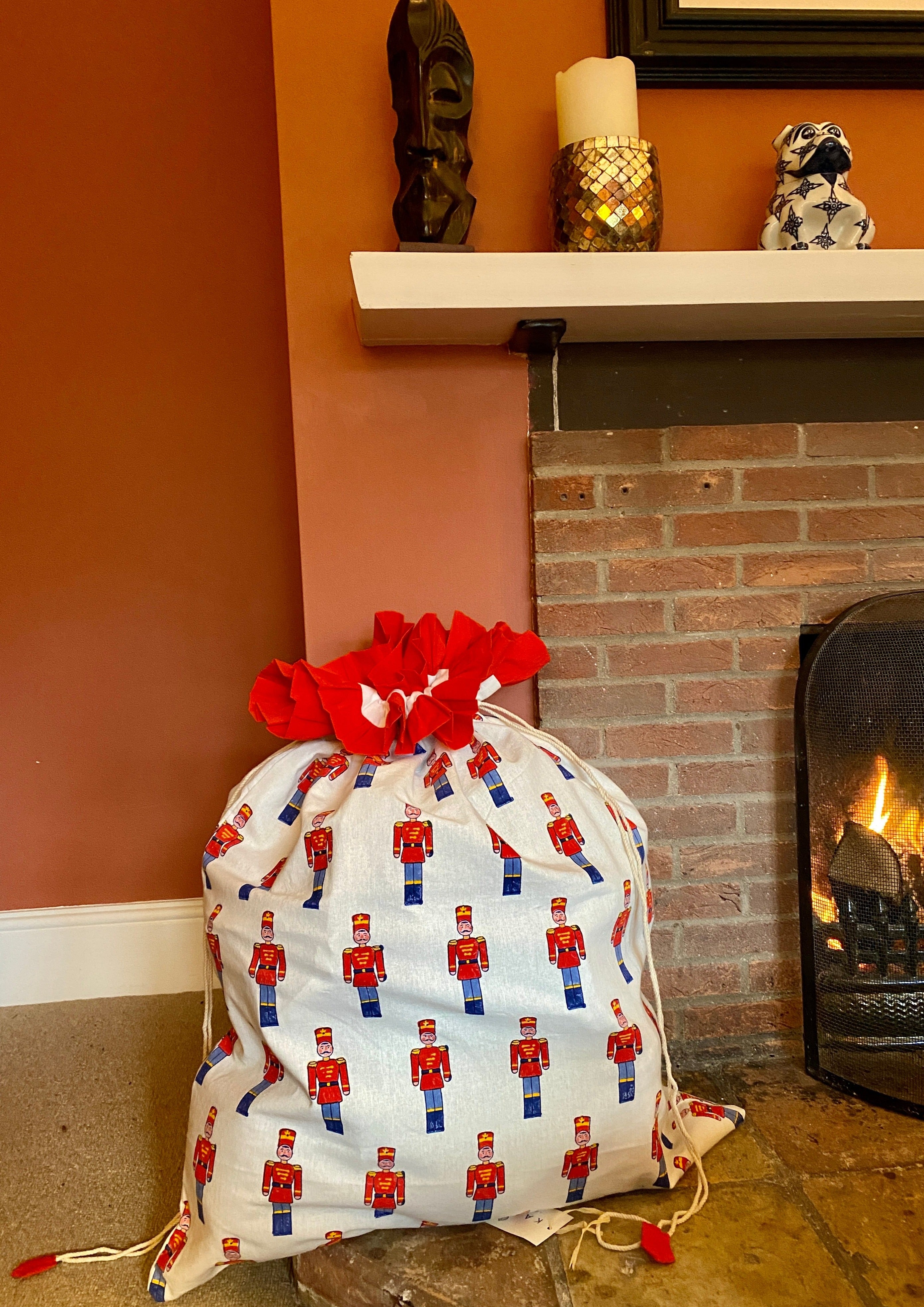 Red Toy Soldier Sack