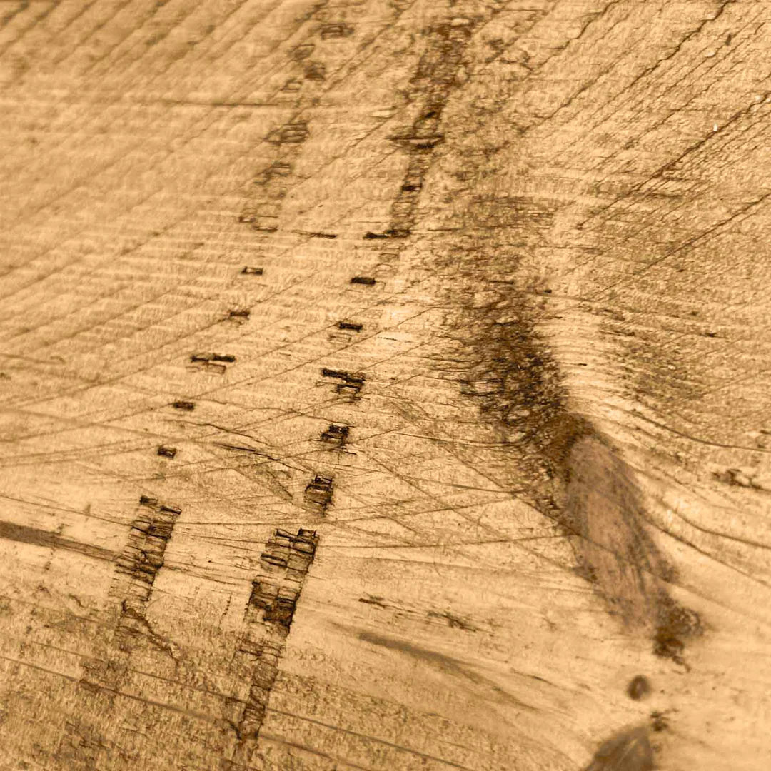 Textured Wooden Mantel