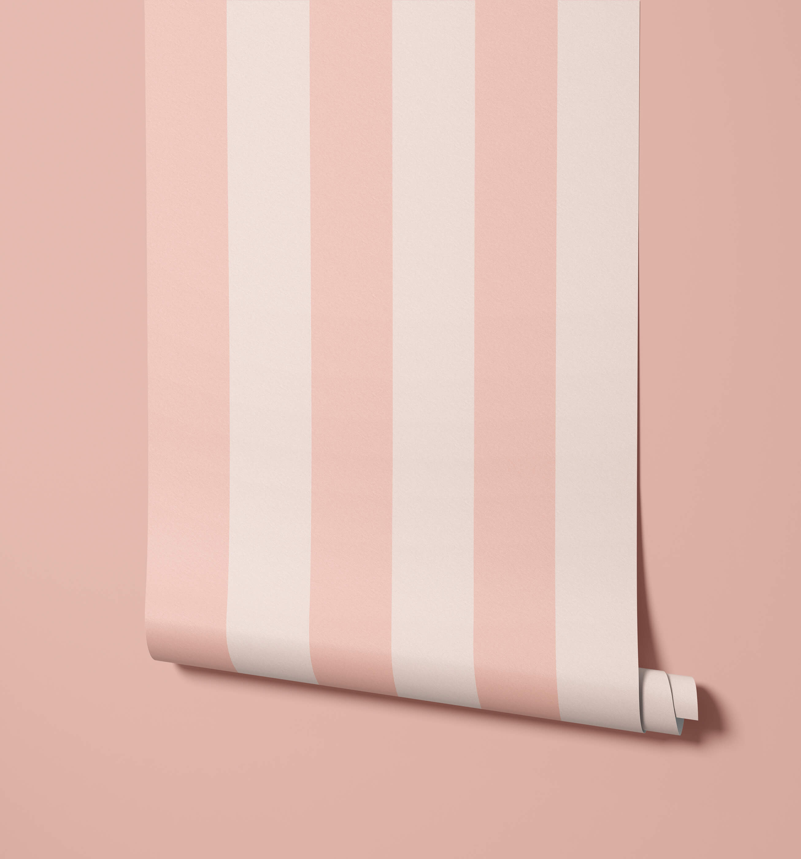 Sorbet Wide Stripe Ice Cream Pastel Wallpaper