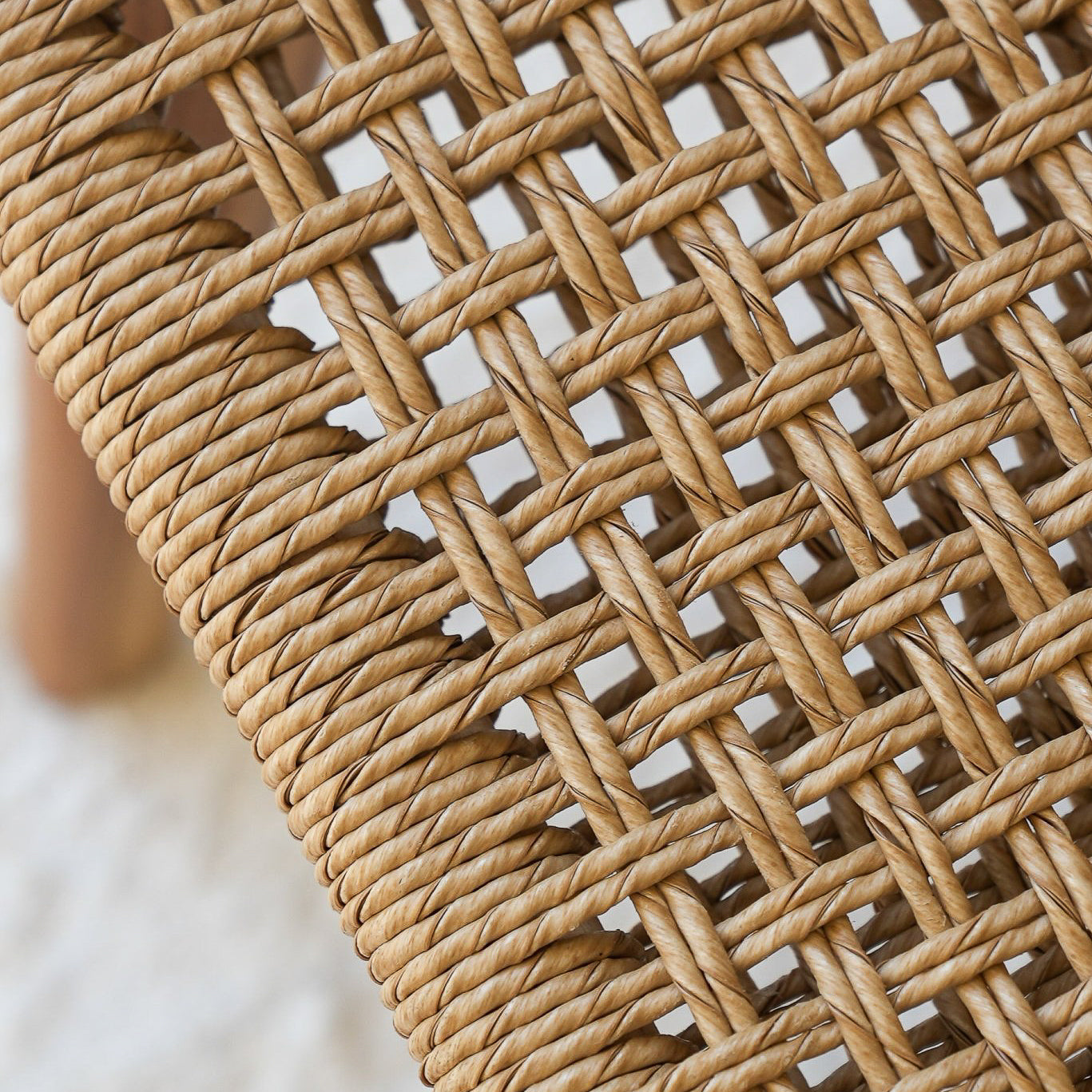 Zara Teak and Rattan Accent Armchair