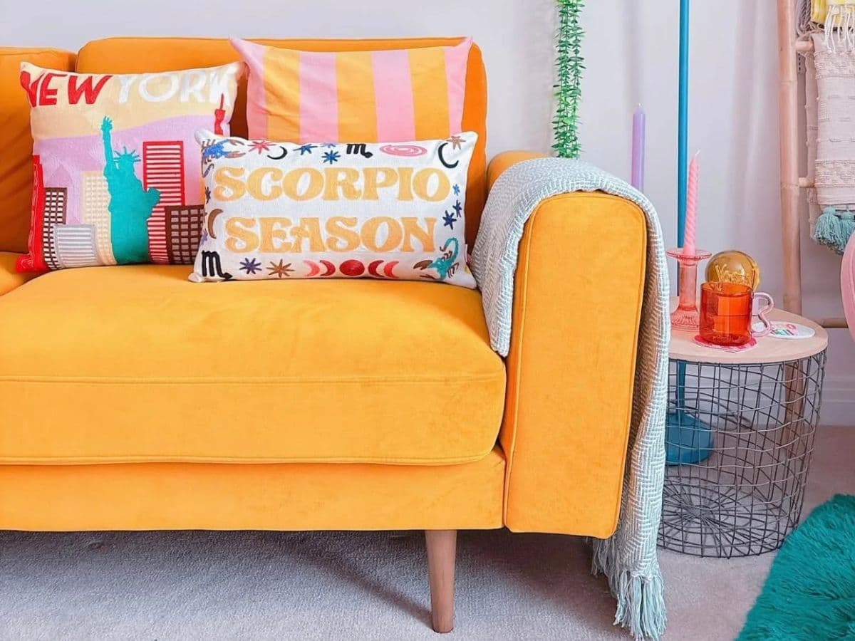 Colourful living room