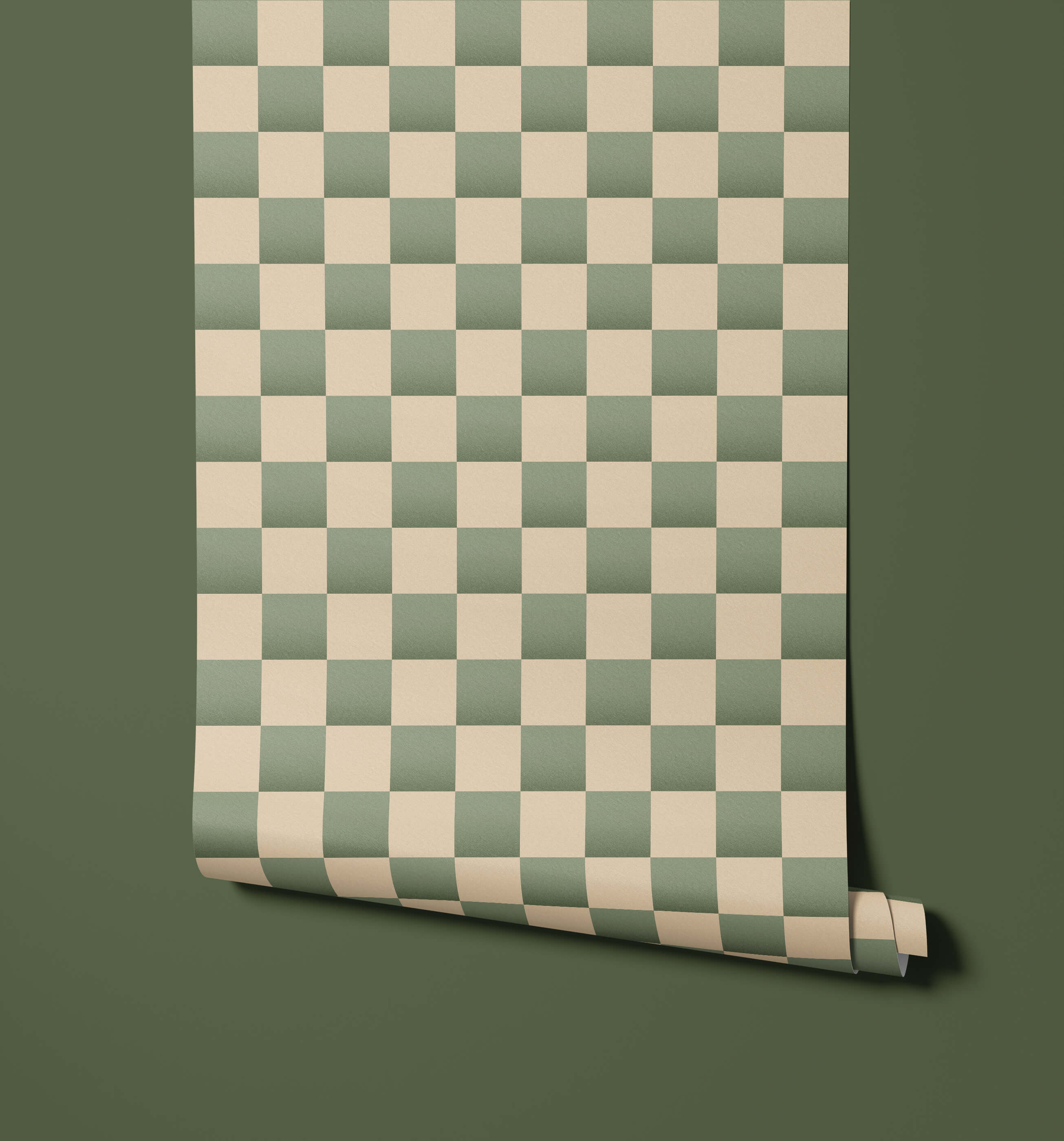 Bakersfield Chequerboard Pattern Wallpaper