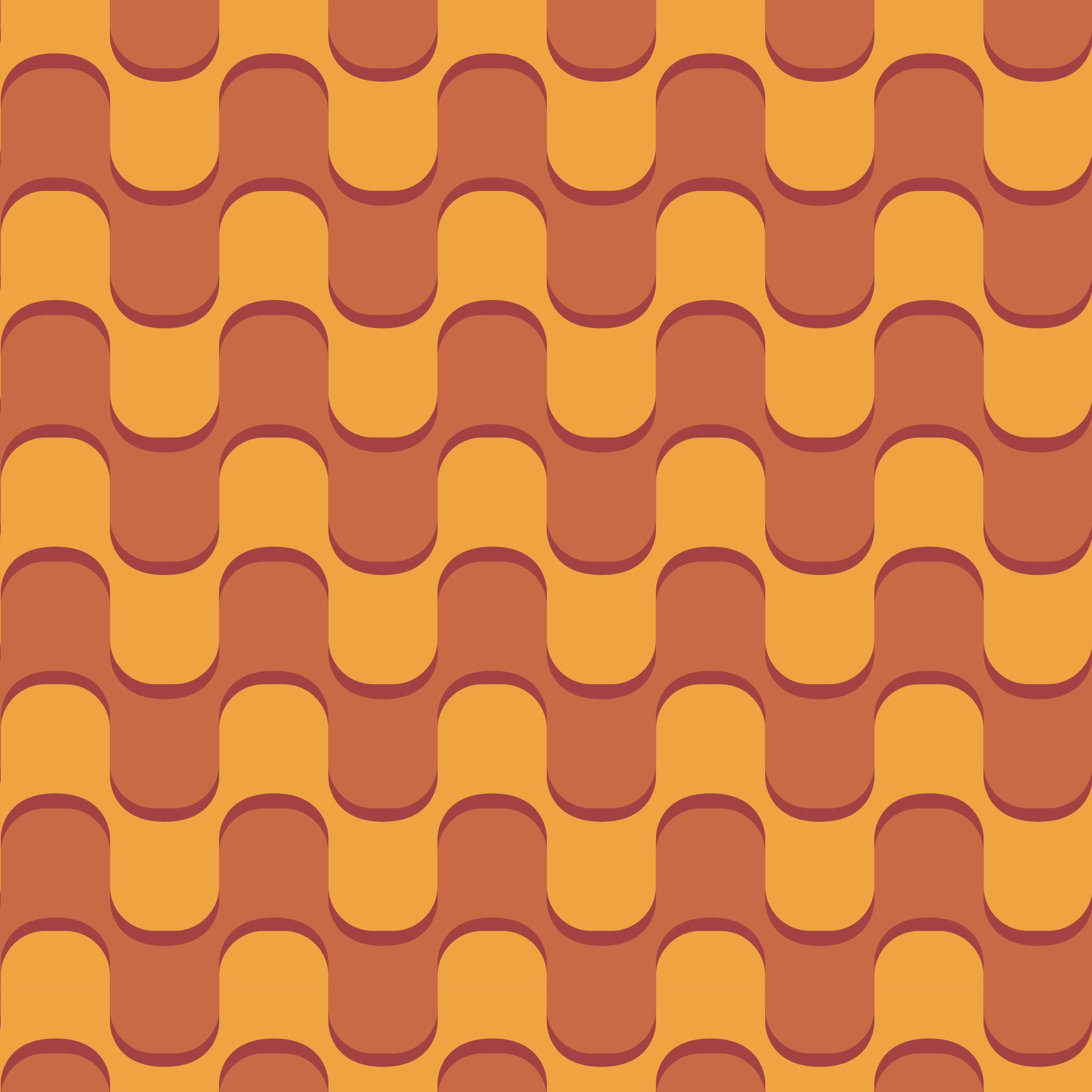 Ballinger Retro Squiggle Pattern Wallpaper